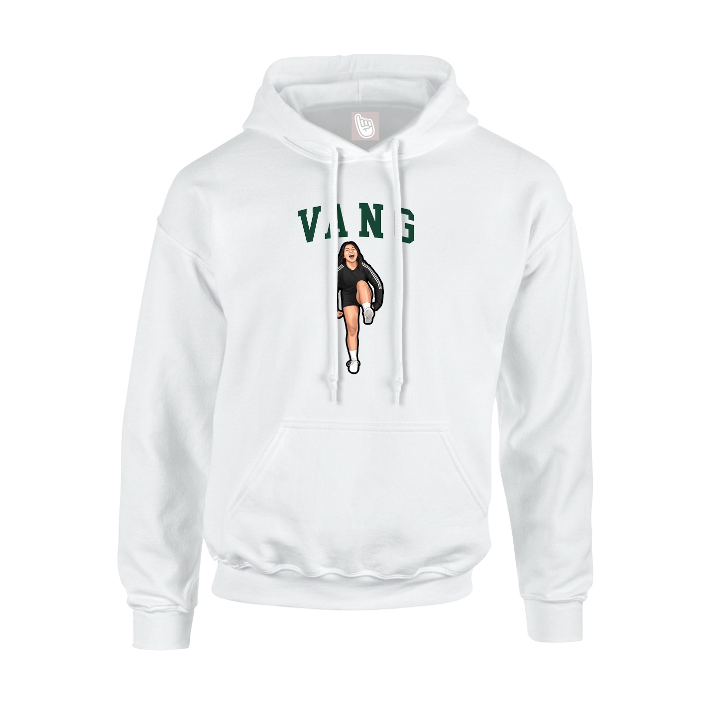 Youth Hoodie — Shirsey in White