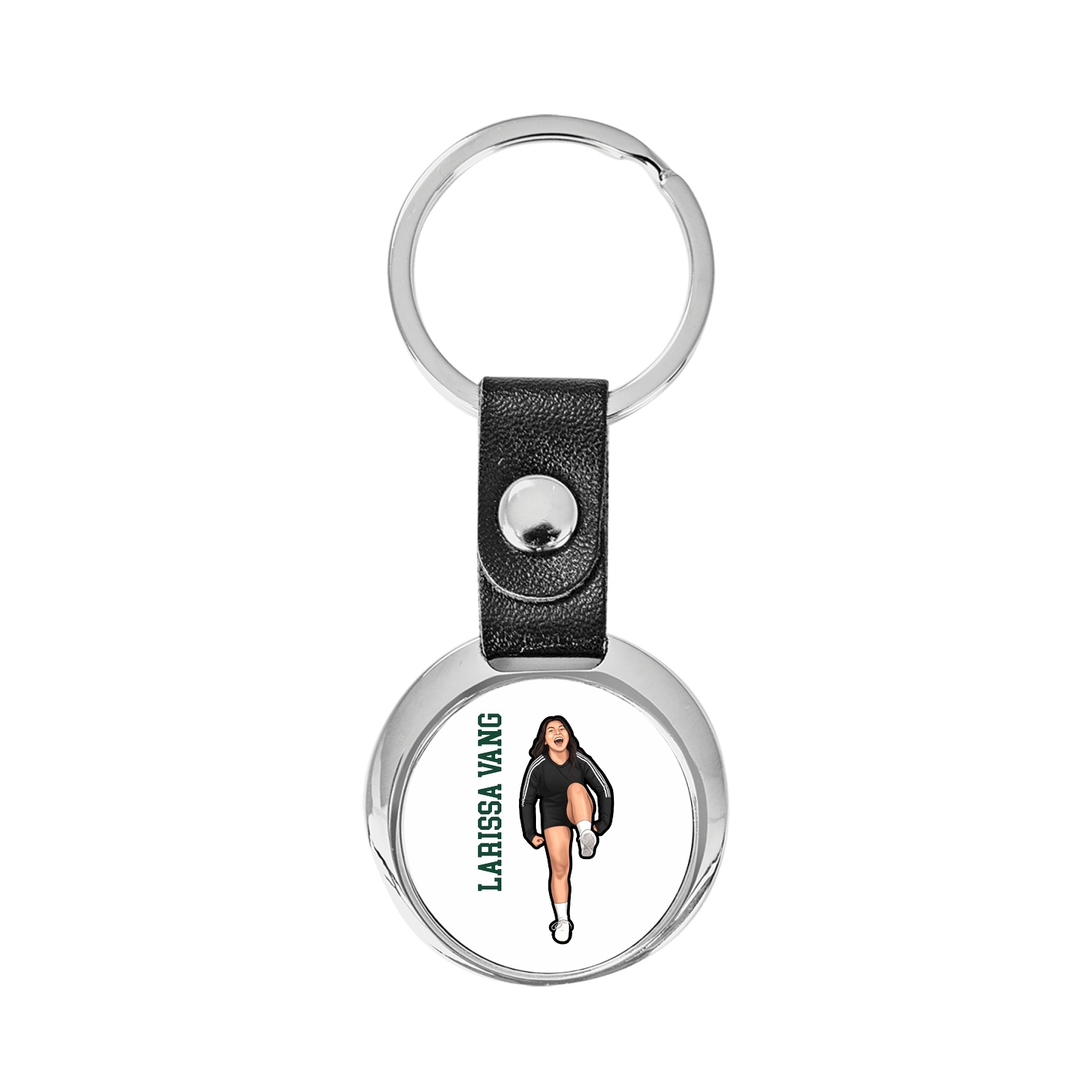 Key Chain — Name Vertical in Classic