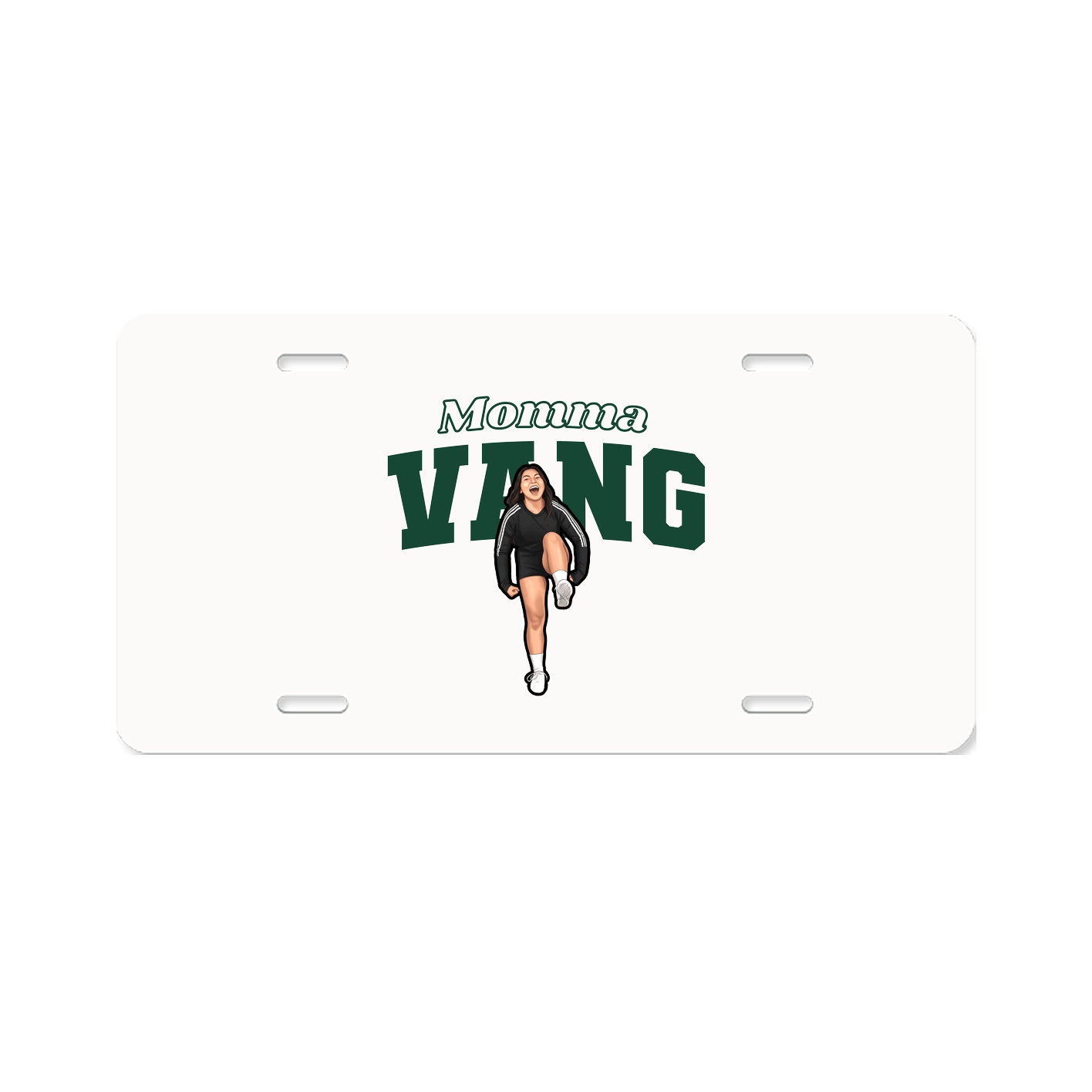 License Plate — Mothers Day Block in Classic