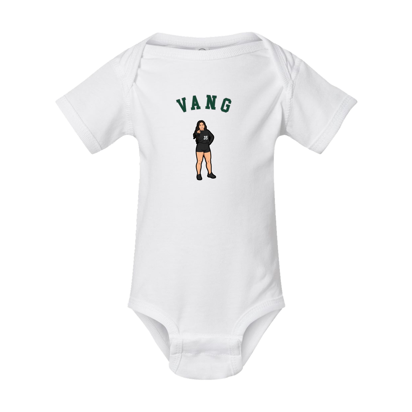 Baby Onesie — Shirsey Arch in White