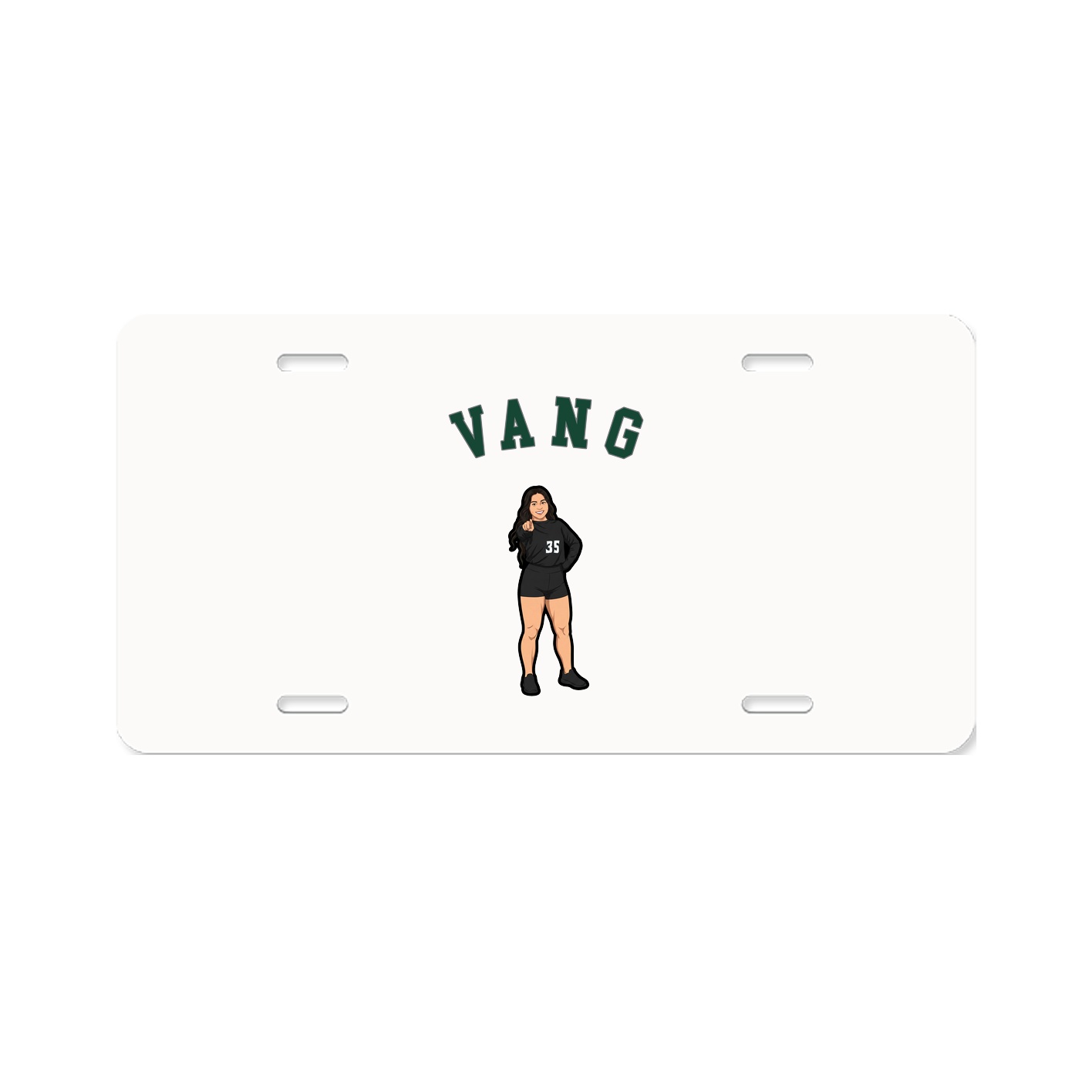 License Plate — Shirsey Arch in Classic