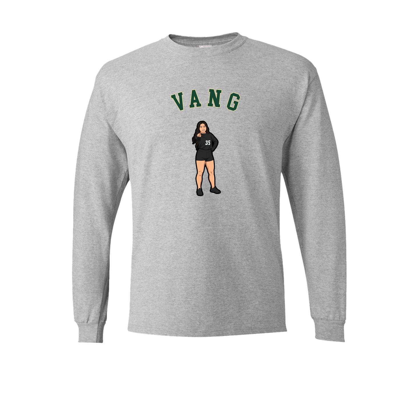 Long Sleeve Tee — Shirsey Arch in Grey