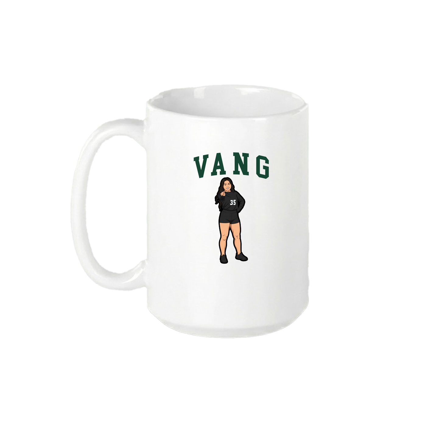 15oz Coffee Mug — Shirsey in White