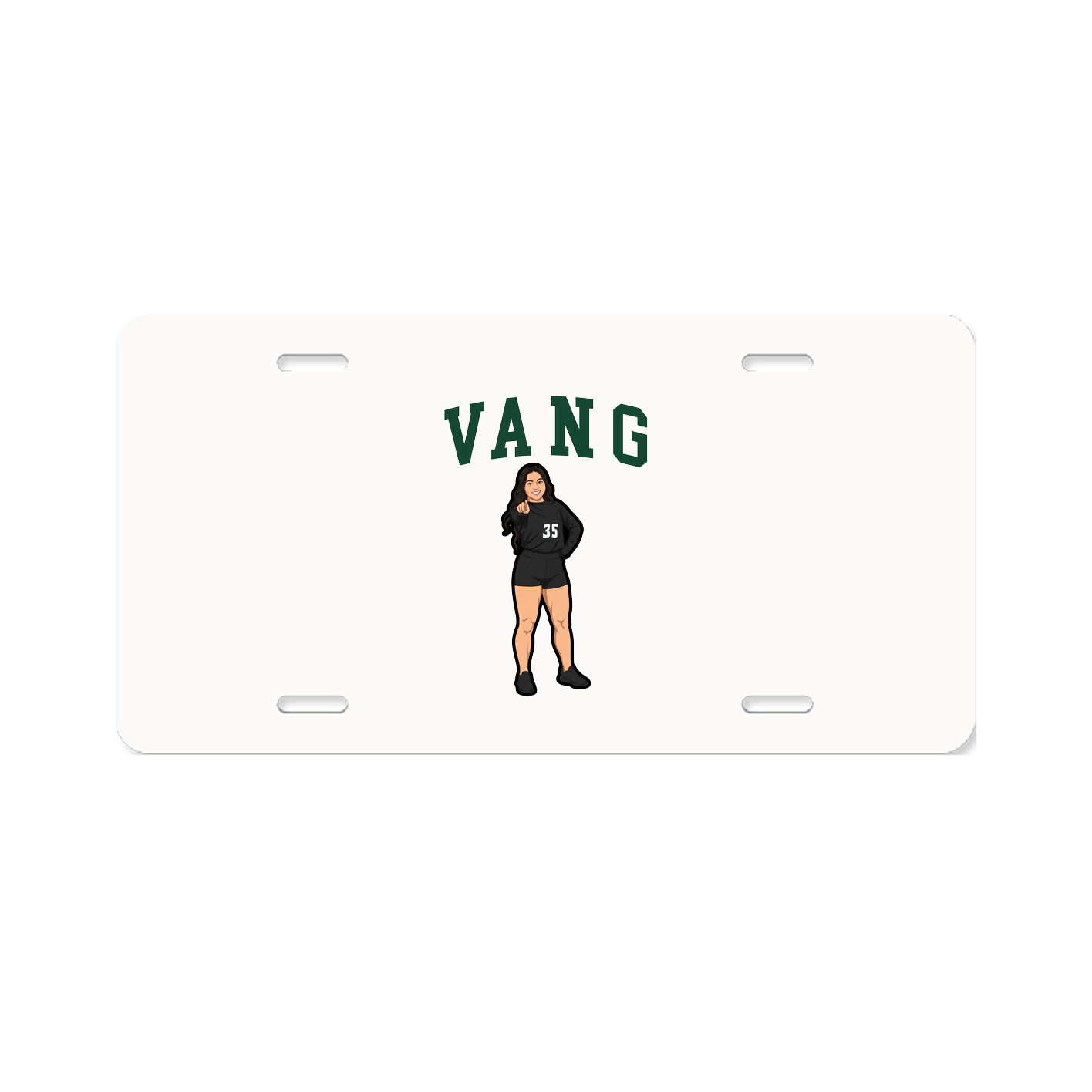 License Plate — Shirsey in Classic