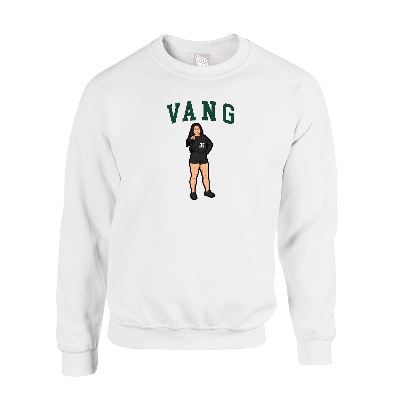 Fleece Crew — Shirsey in White