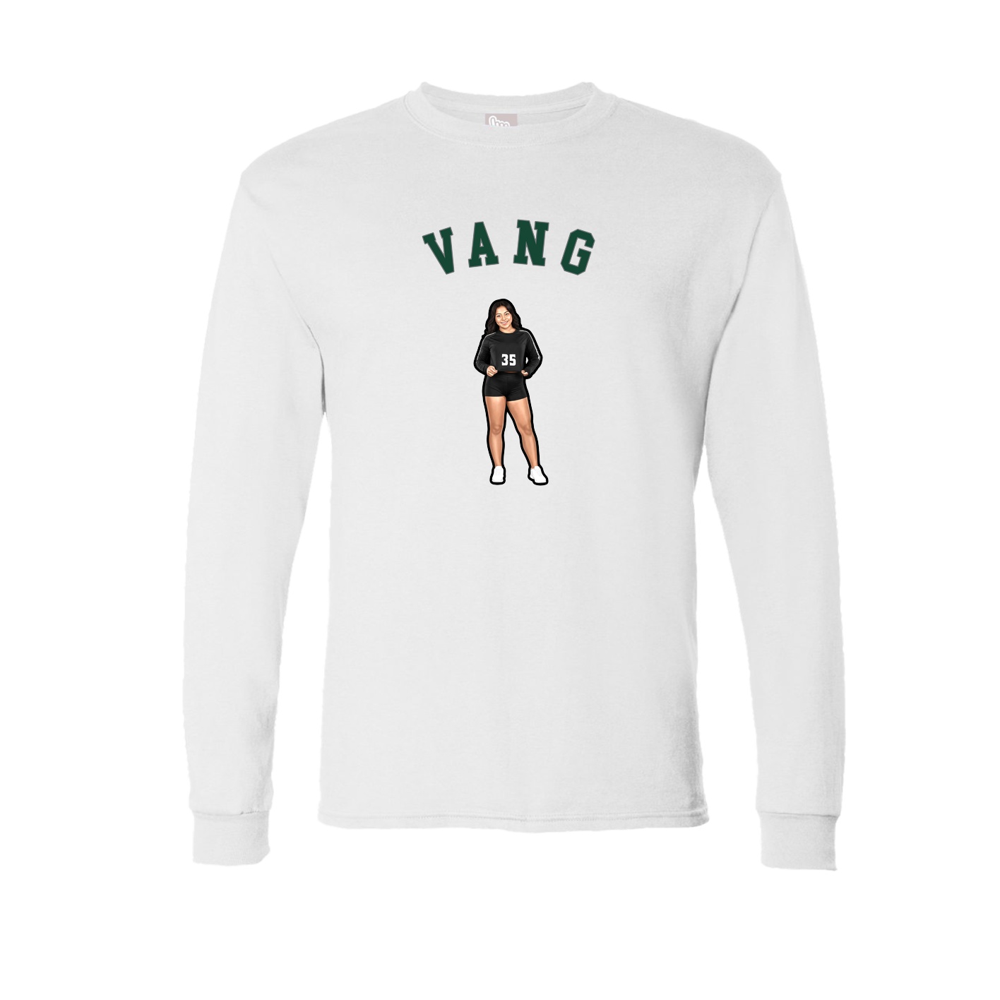 Long Sleeve Tee — Shirsey Arch in White