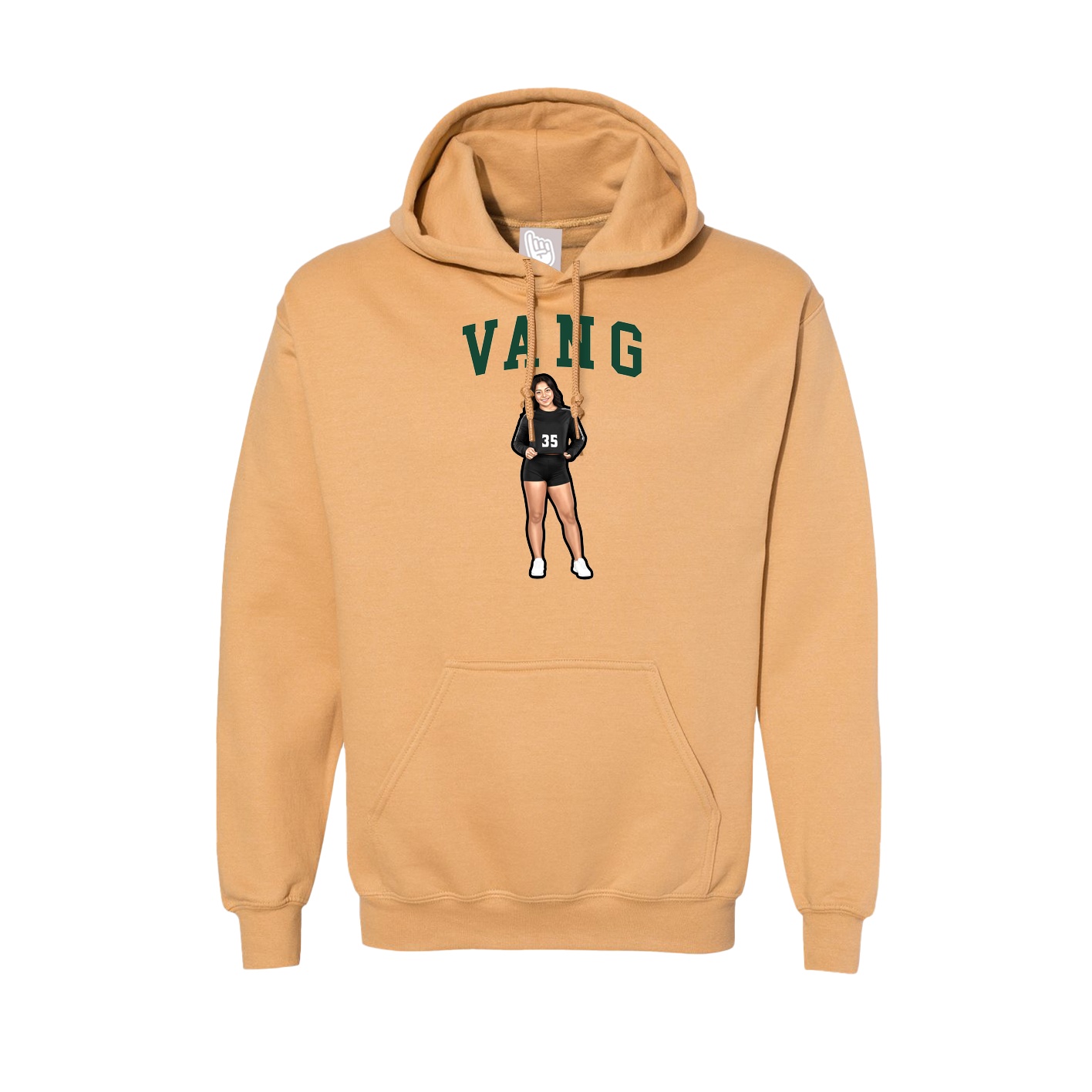 Hoodie — Shirsey in Vegas Gold