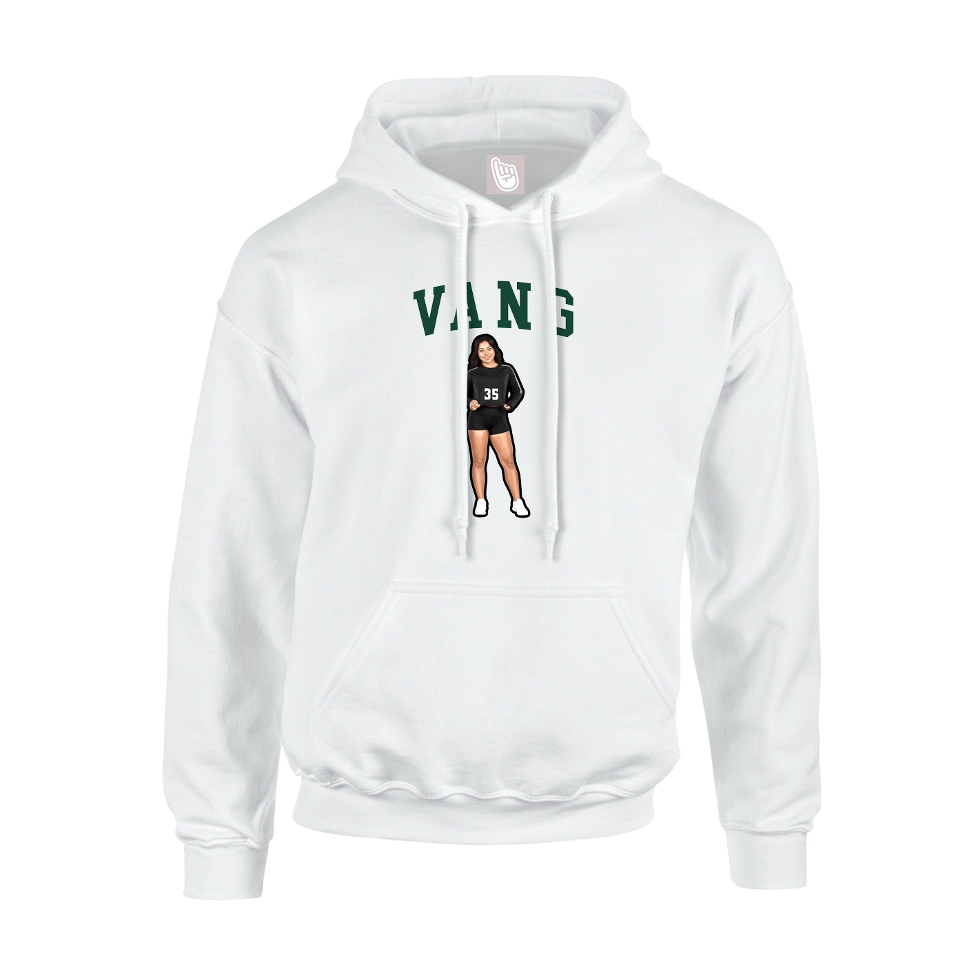 Youth Hoodie — Shirsey in White