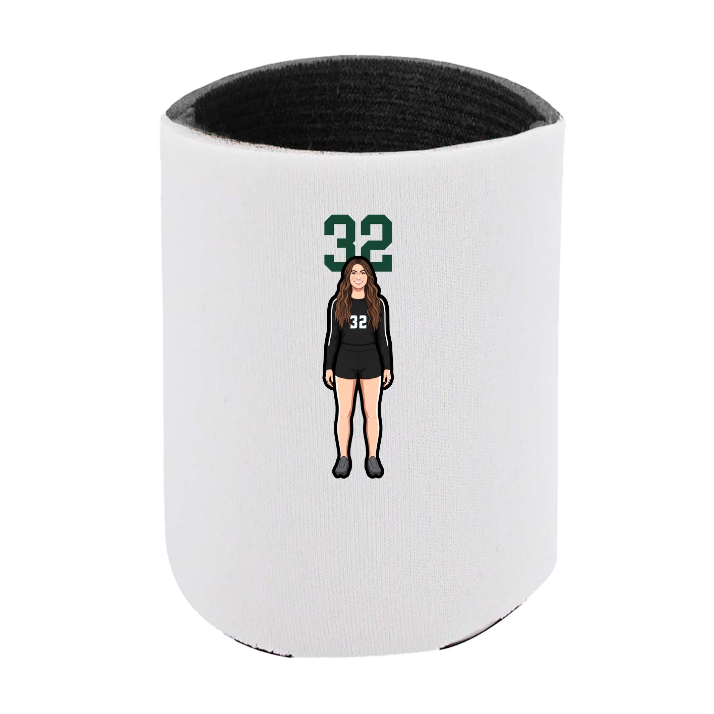 Can Holder — Number Top in White