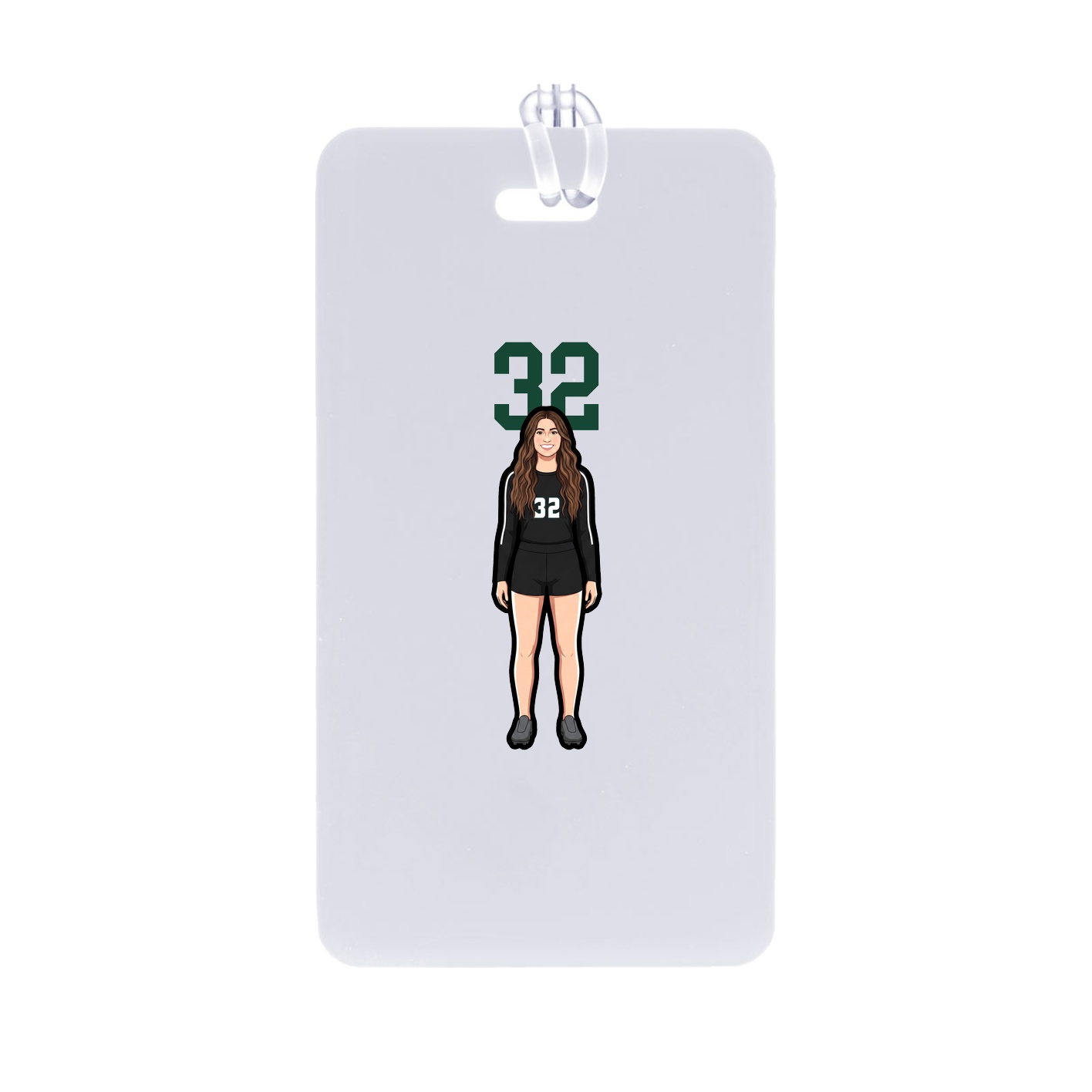 Bag Tag — Number Top in Classic