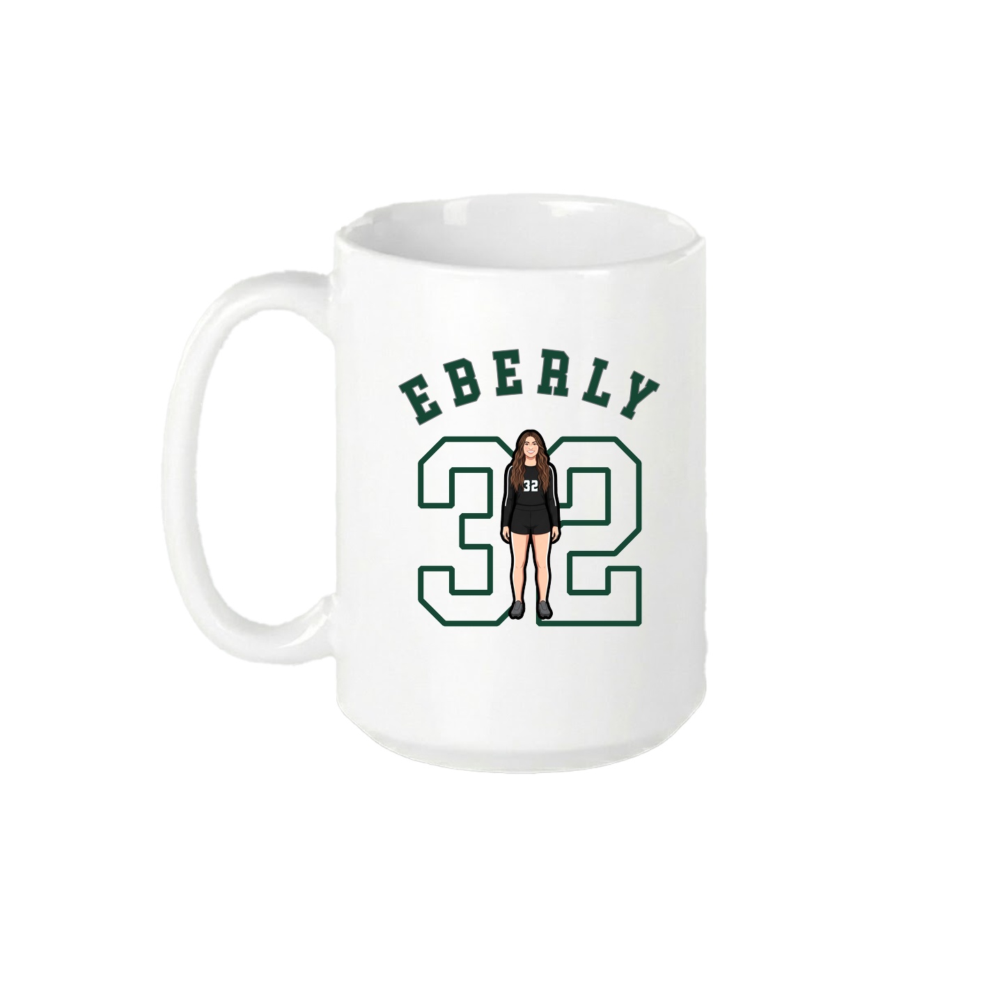15oz Coffee Mug — Shirsey Arch in White