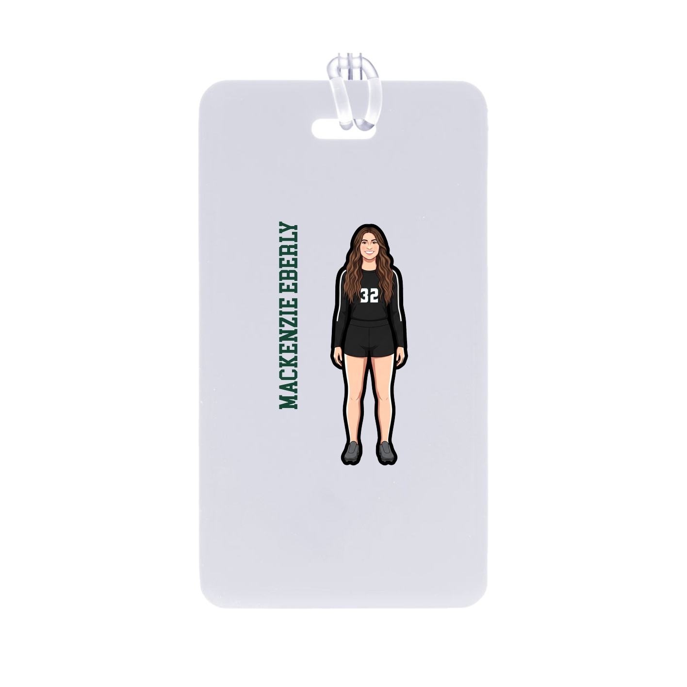 Bag Tag — Name Vertical in Classic