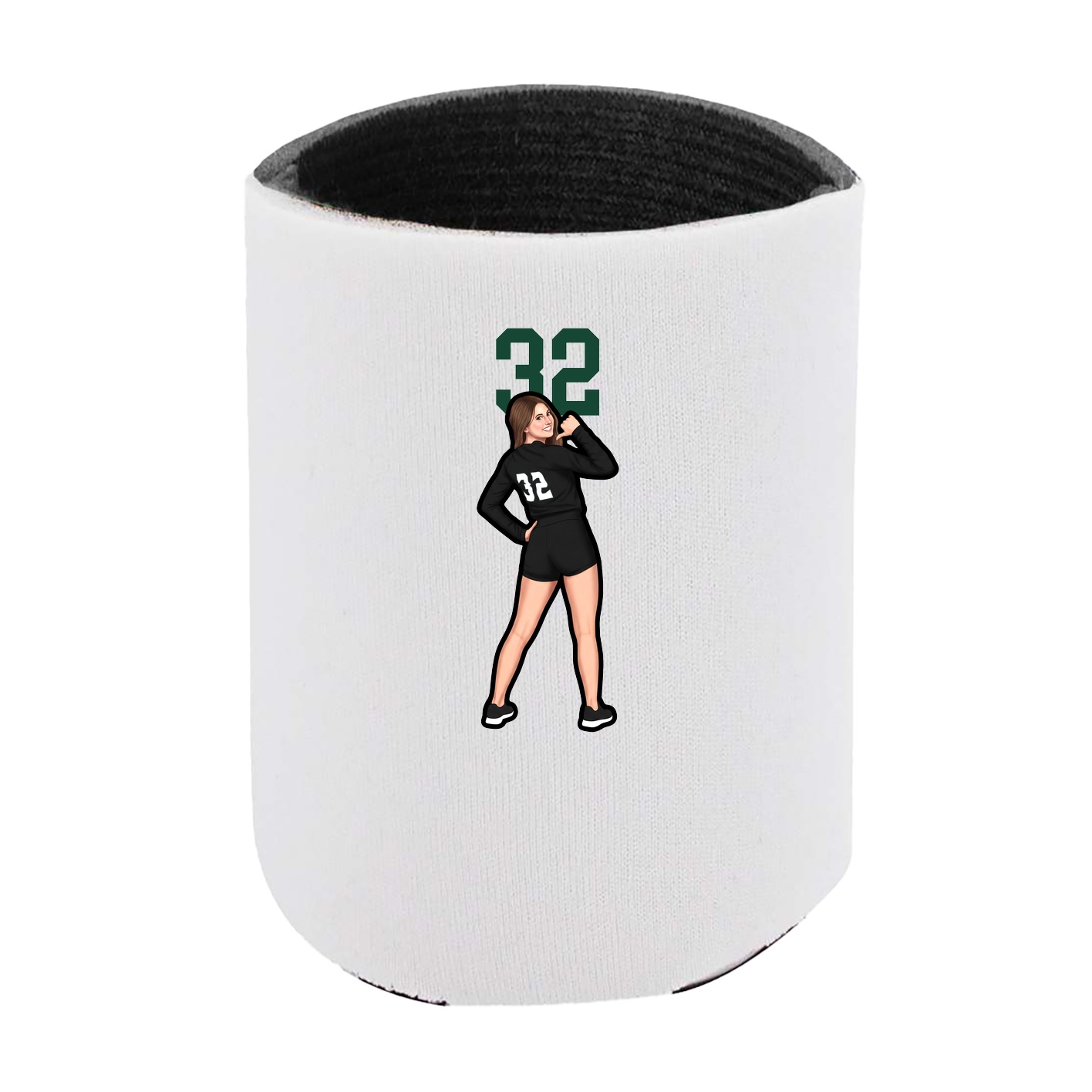 Can Holder — Number Top in White
