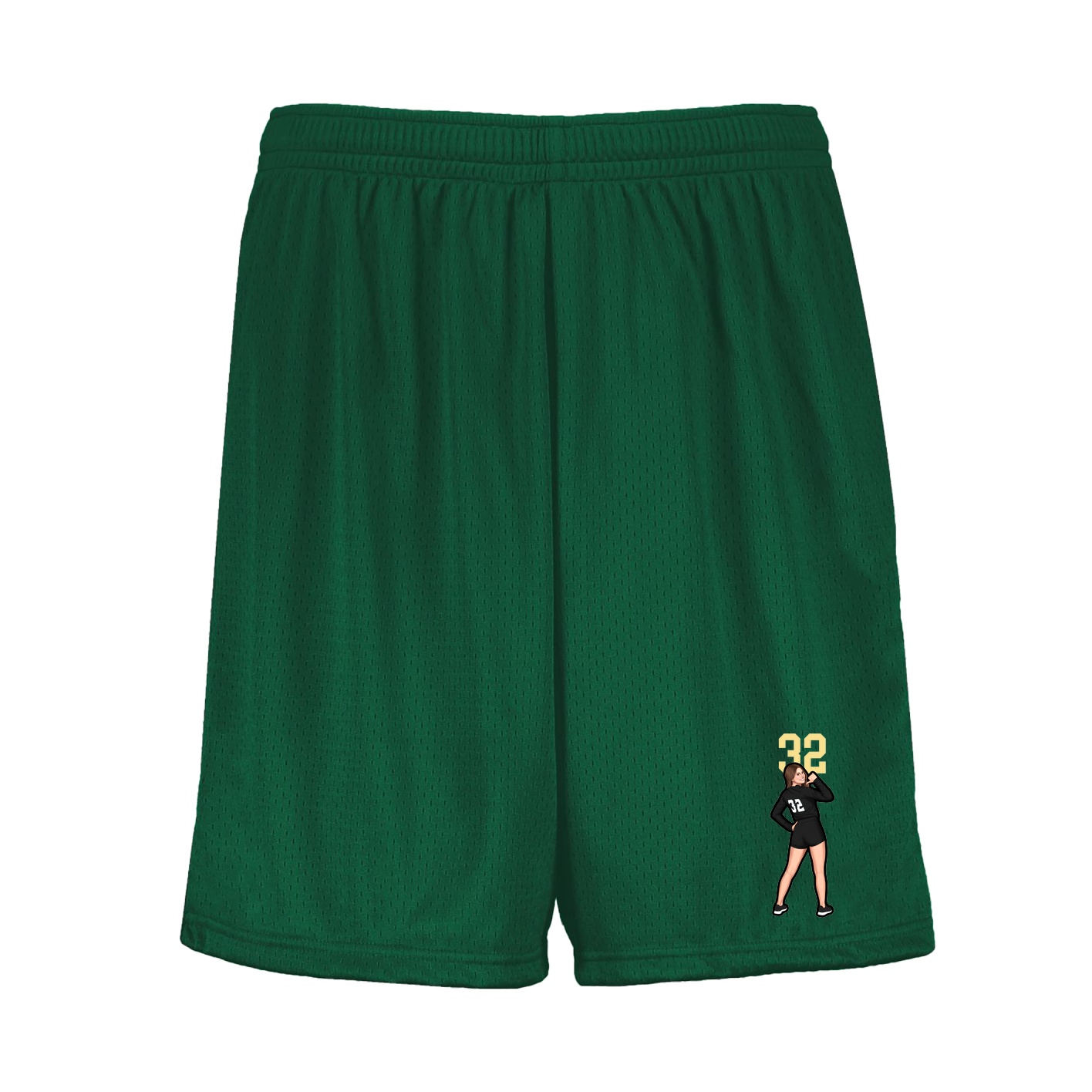 Shorts — Number Top in Green