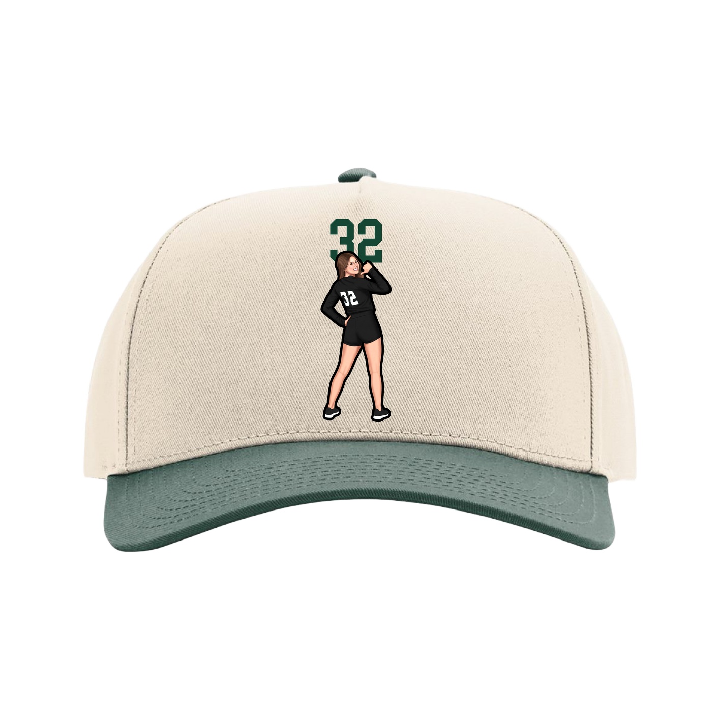 Full Fabric Five-Panel Champ Cap