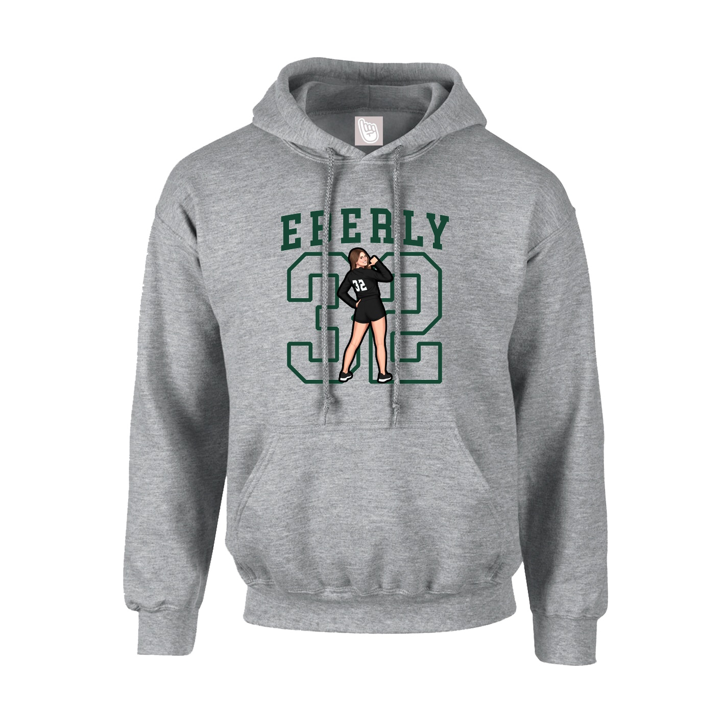 Hoodie — Shirsey in Grey