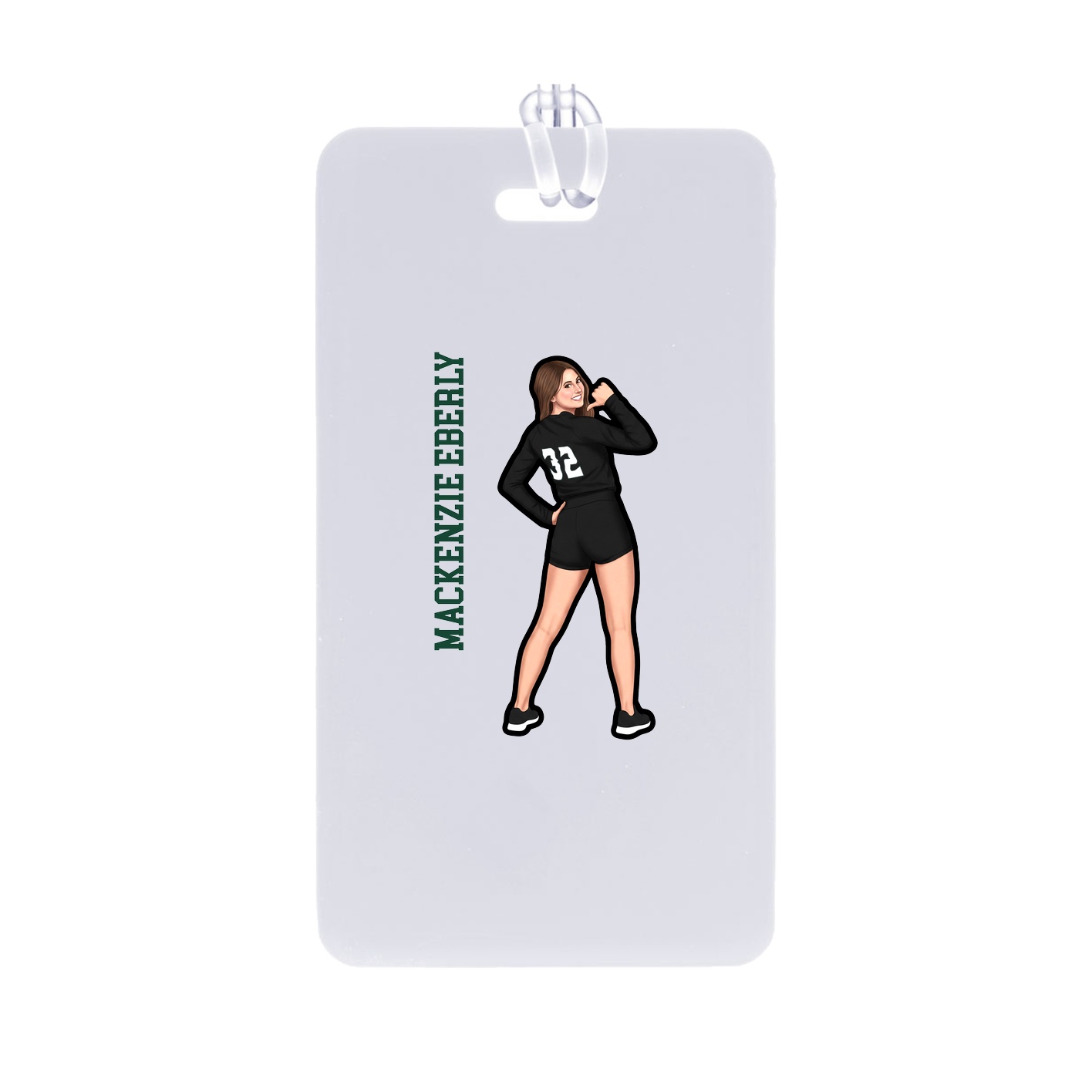 Bag Tag — Name Vertical in Classic