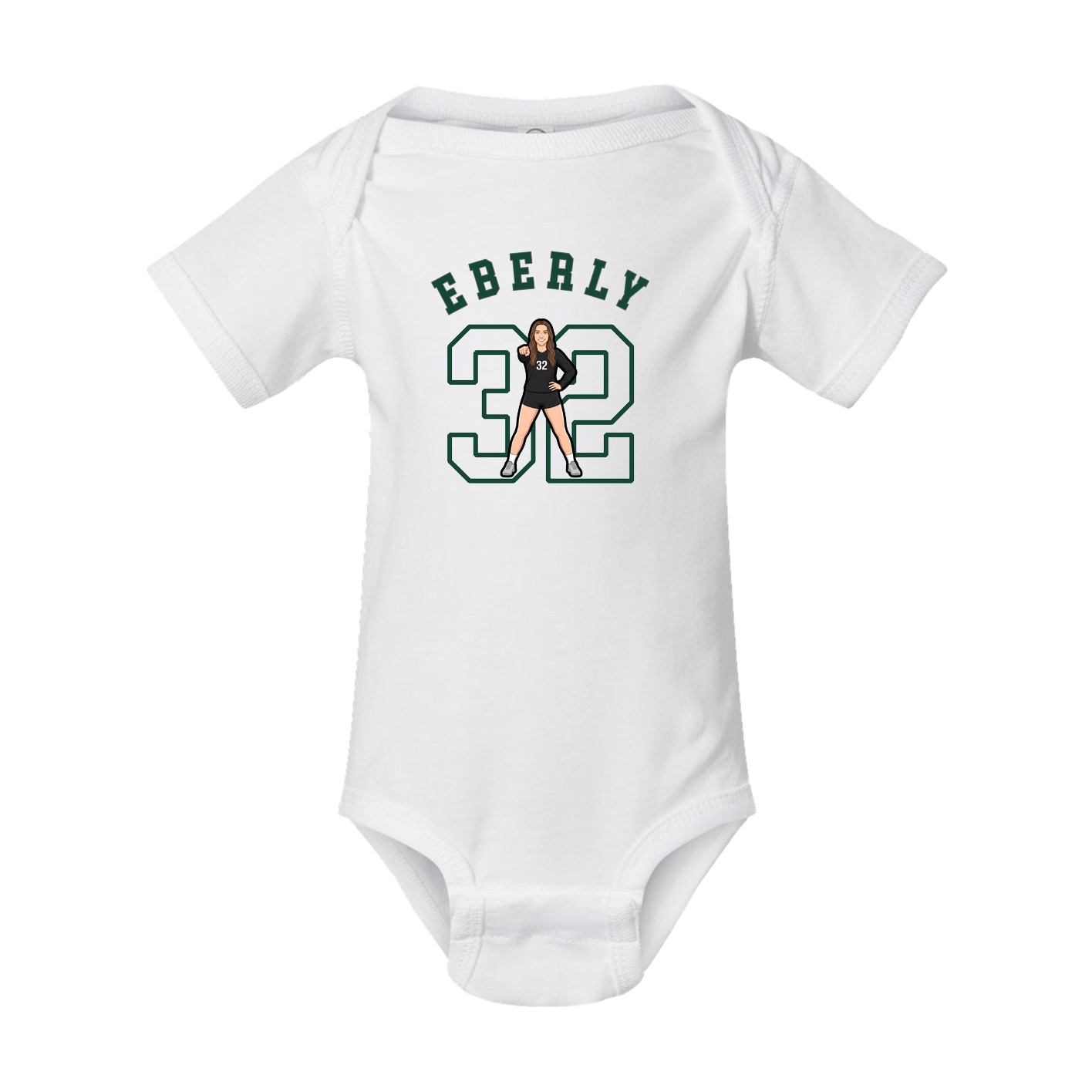 Baby Onesie — Shirsey Arch in White