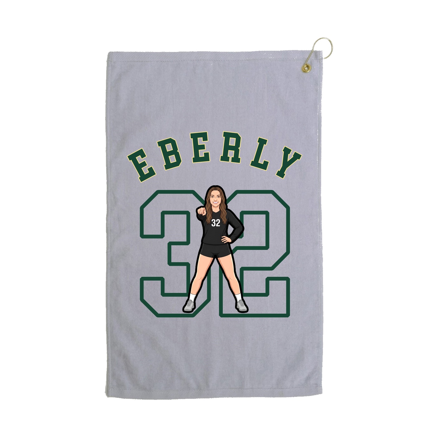 Golf Towel — Shirsey Arch in Grey