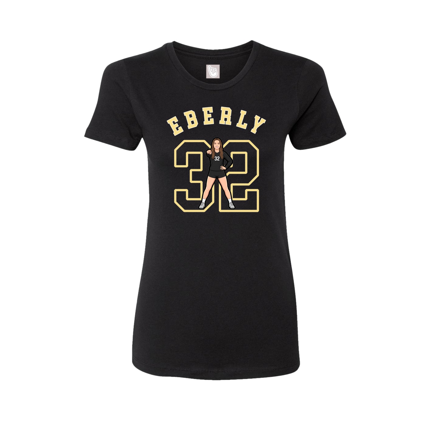 Womens Tee — Shirsey Arch in Black