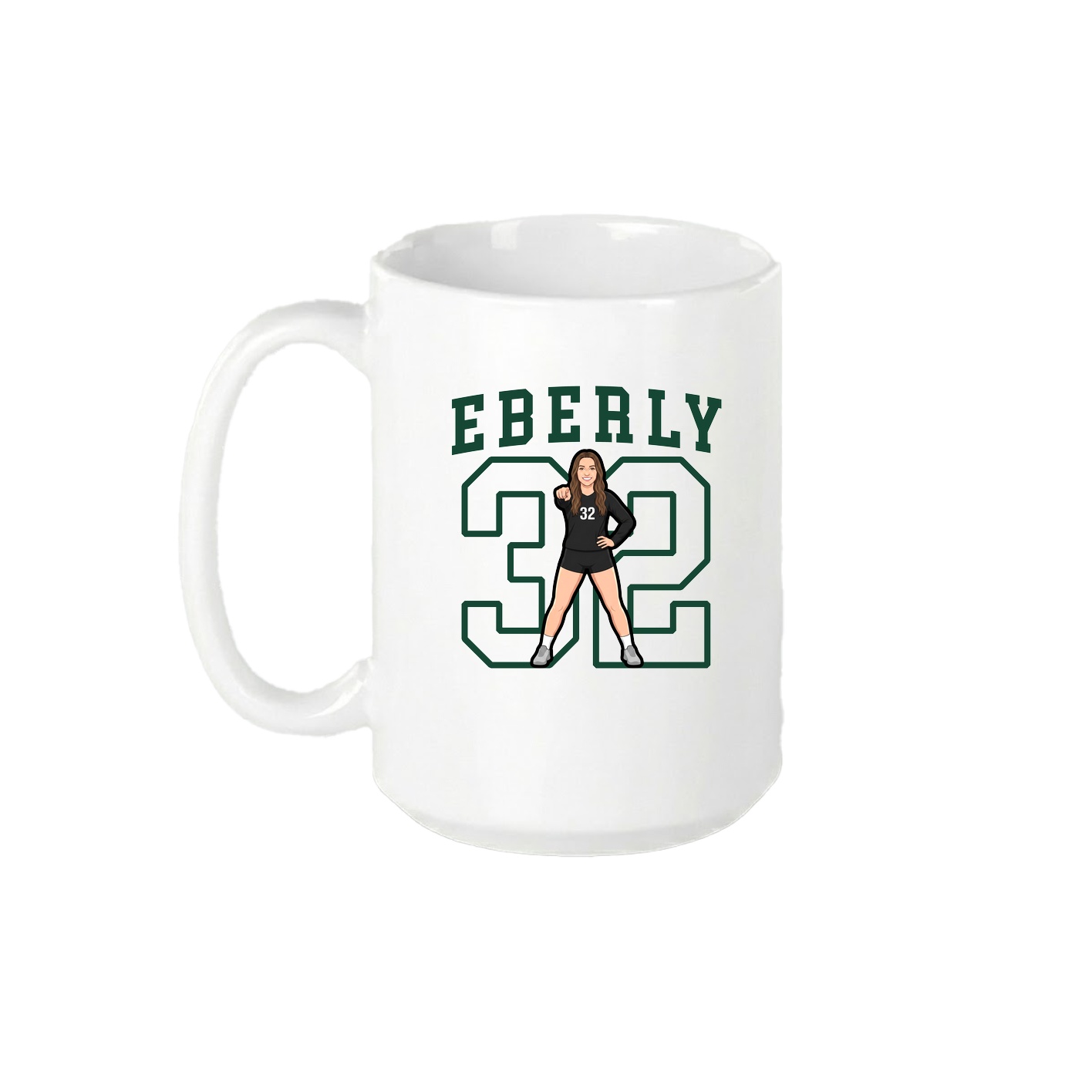 15oz Coffee Mug — Shirsey in White