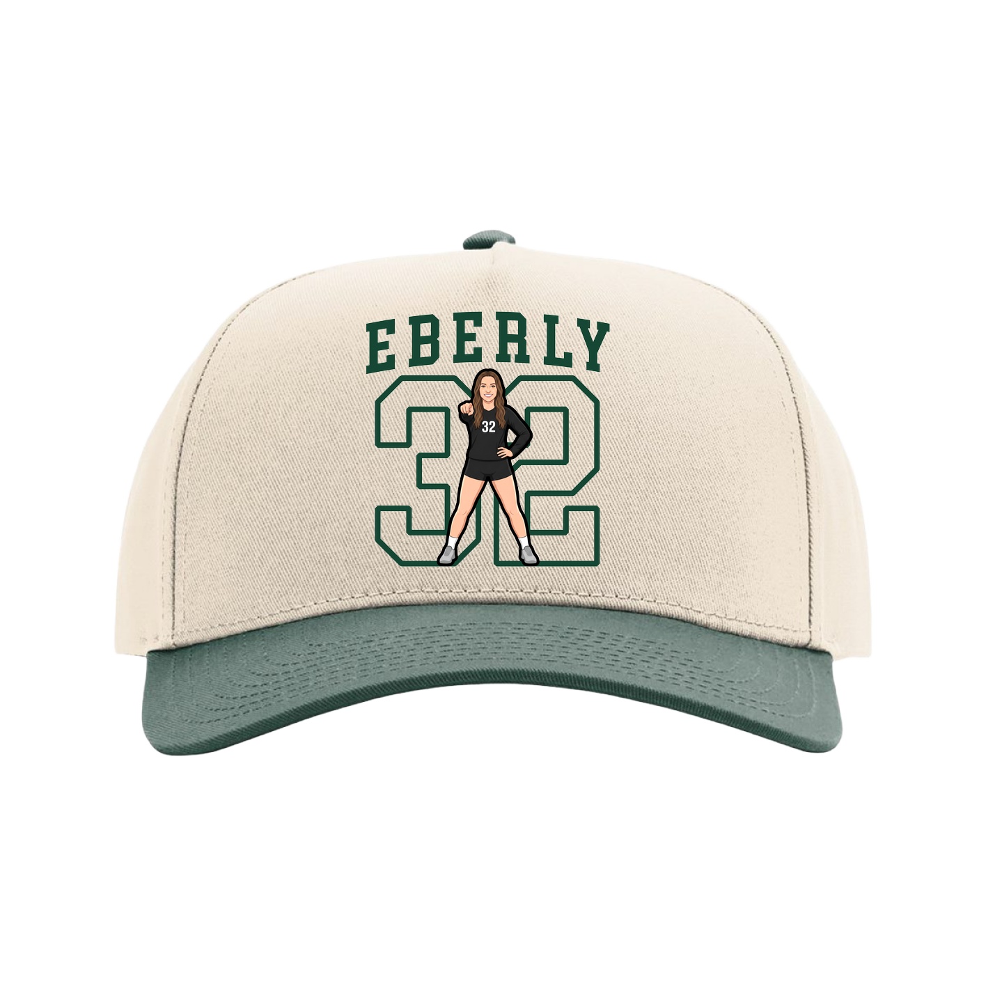 Full Fabric Five-Panel Champ Cap
