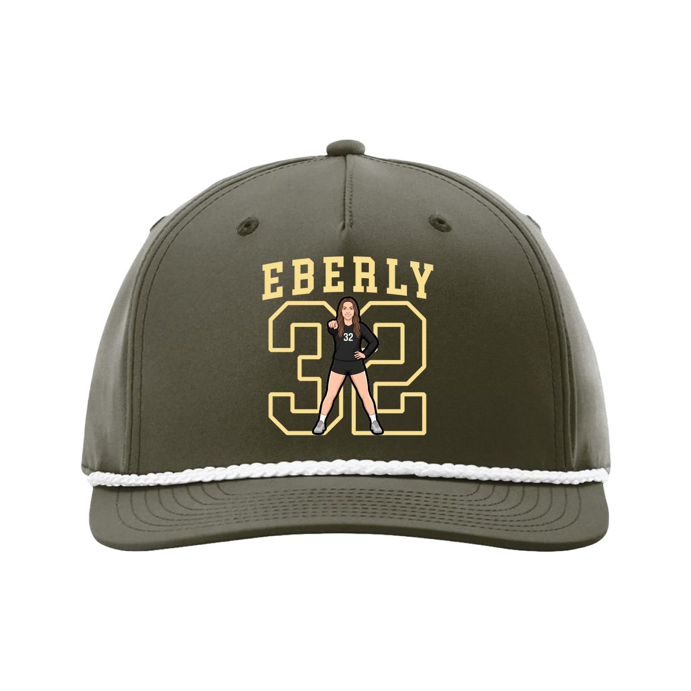 Five-Panel Classic Rope Cap — Shirsey in Green