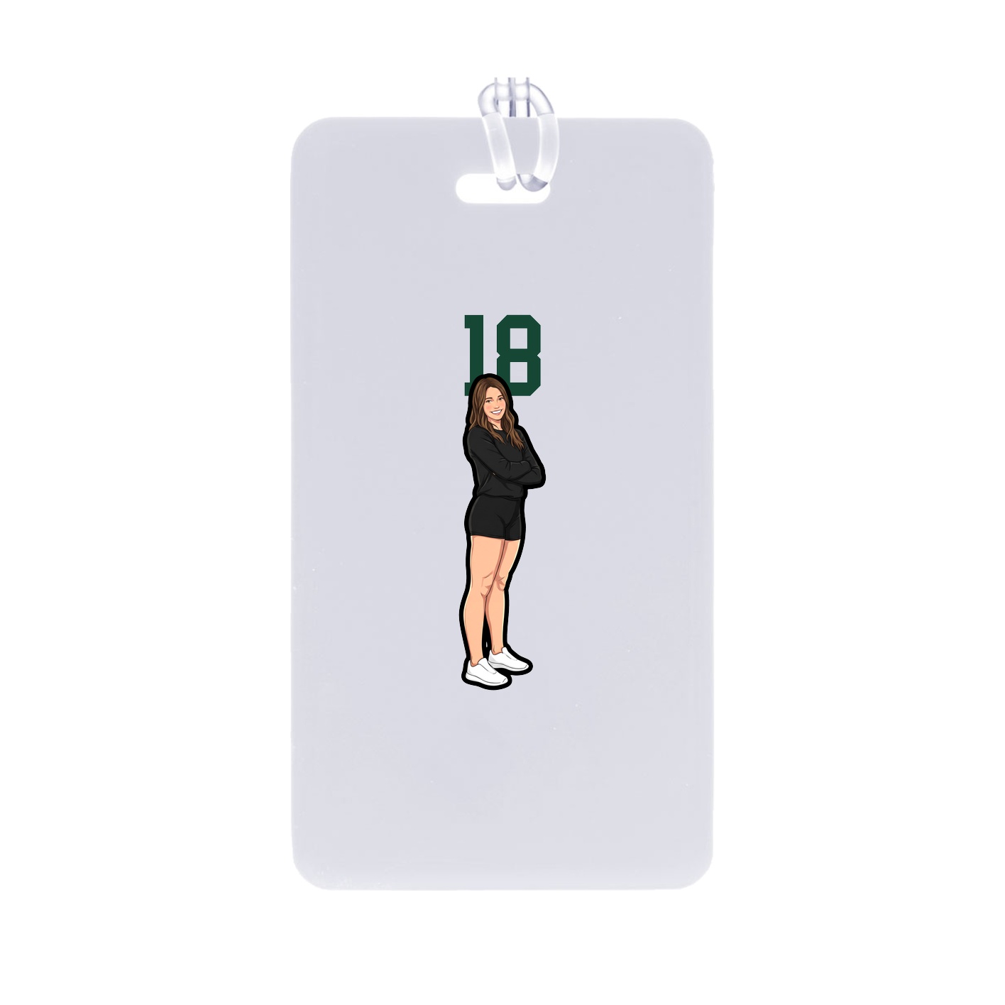 Bag Tag — Number Top in Classic