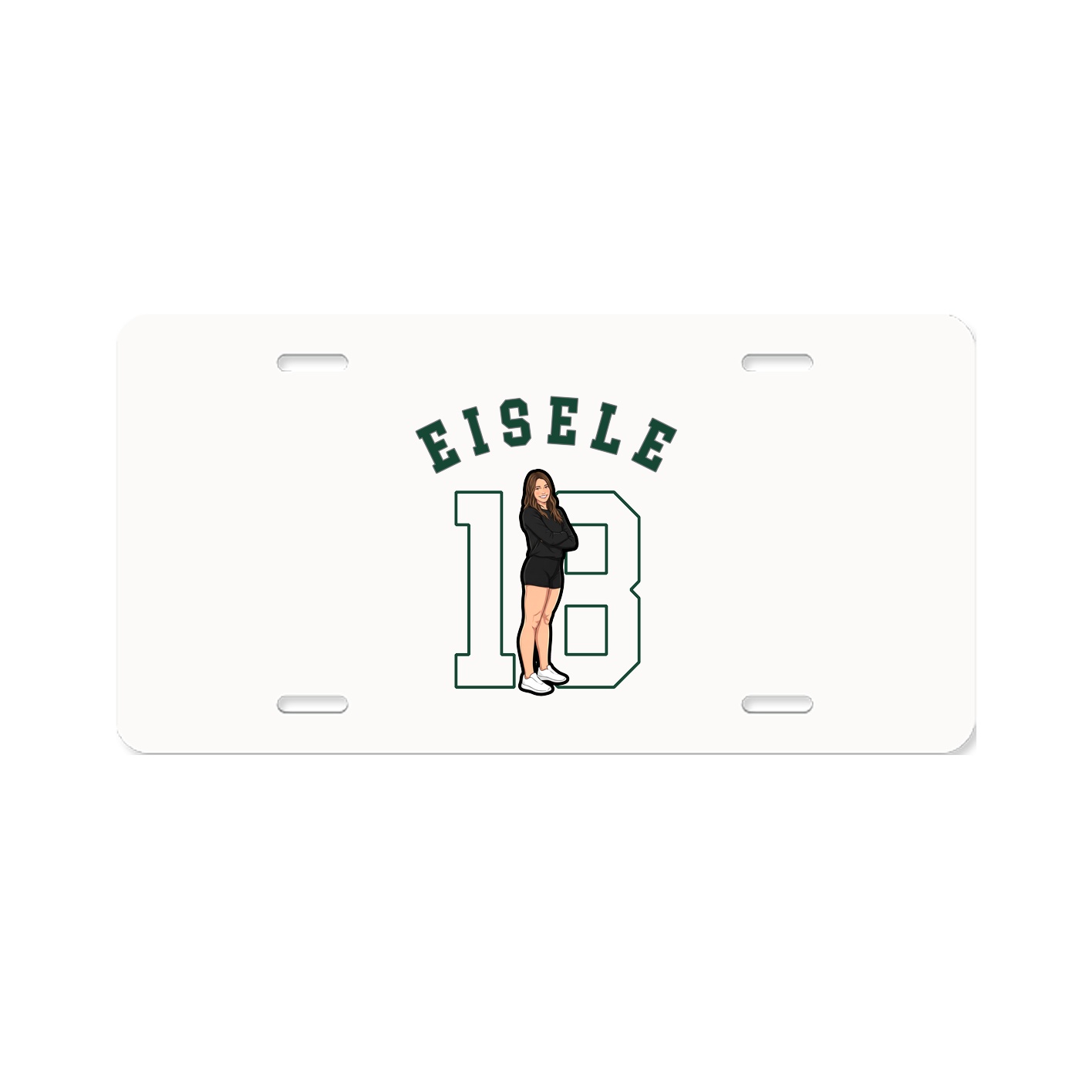 License Plate — Shirsey Arch in Classic