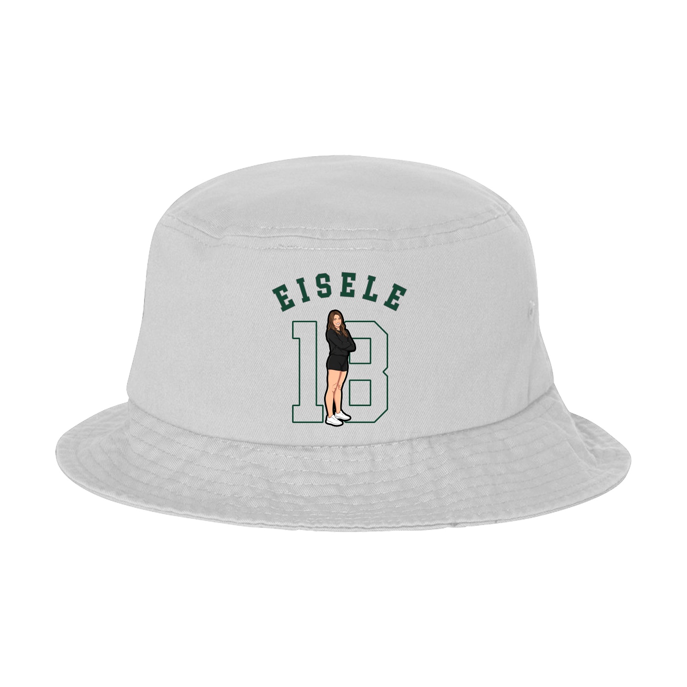 Bucket Cap — Shirsey Arch in White