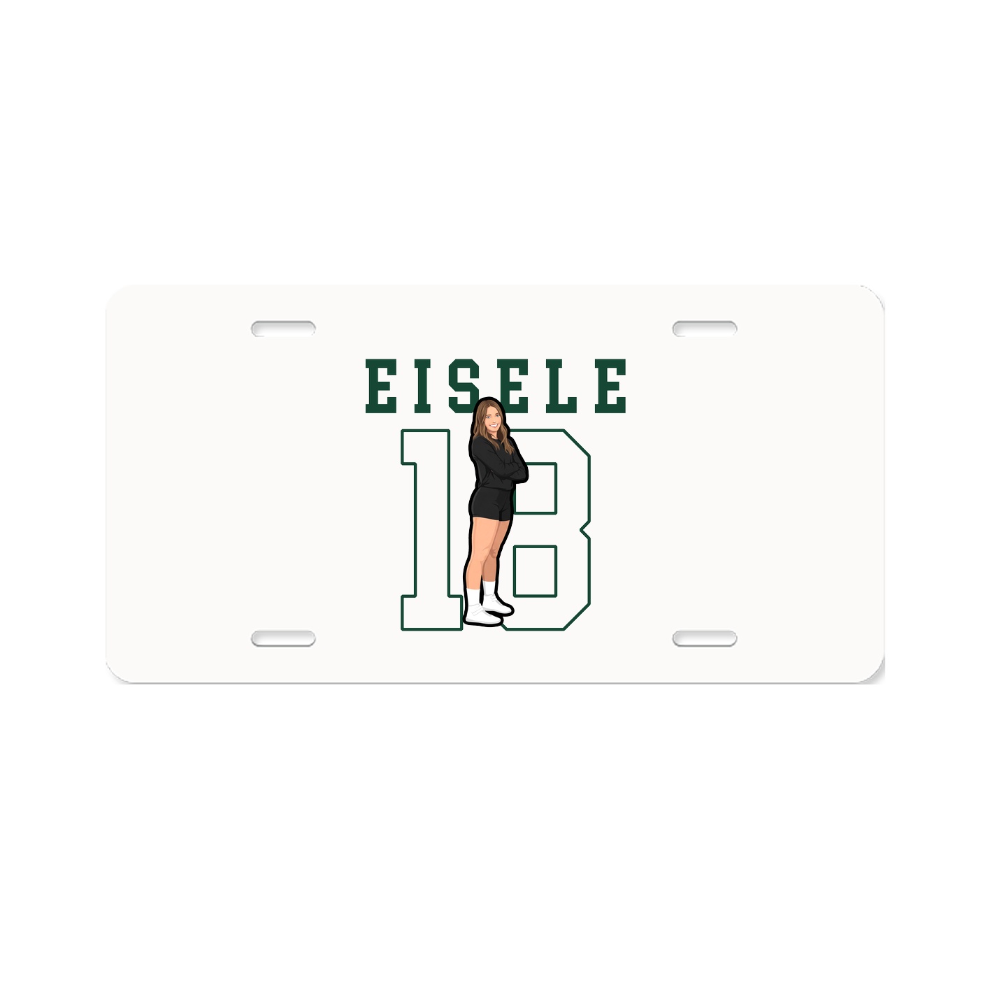 License Plate — Shirsey in Classic