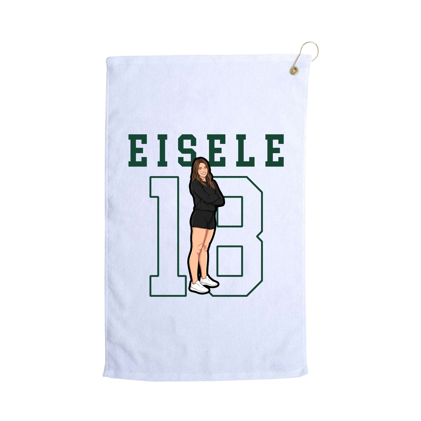 Golf Towel — Shirsey in White