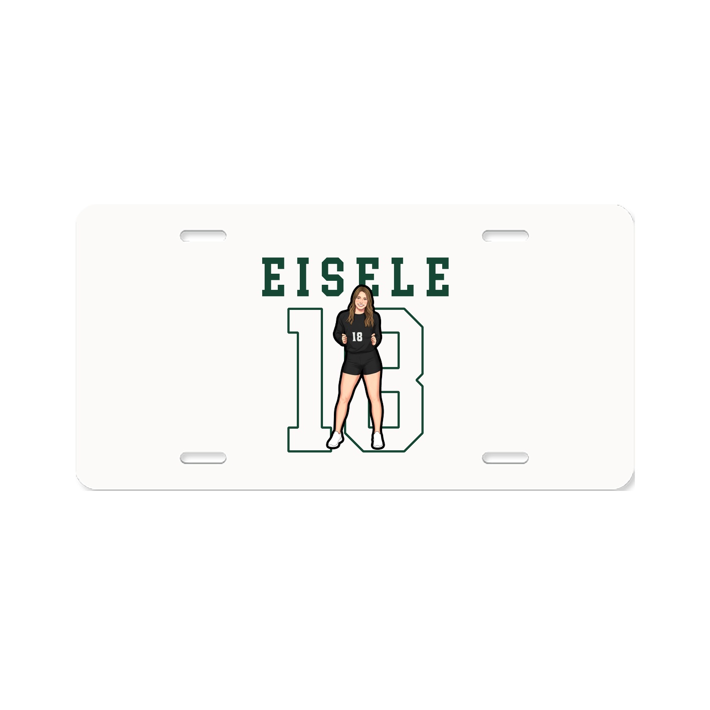 License Plate — Shirsey in Classic