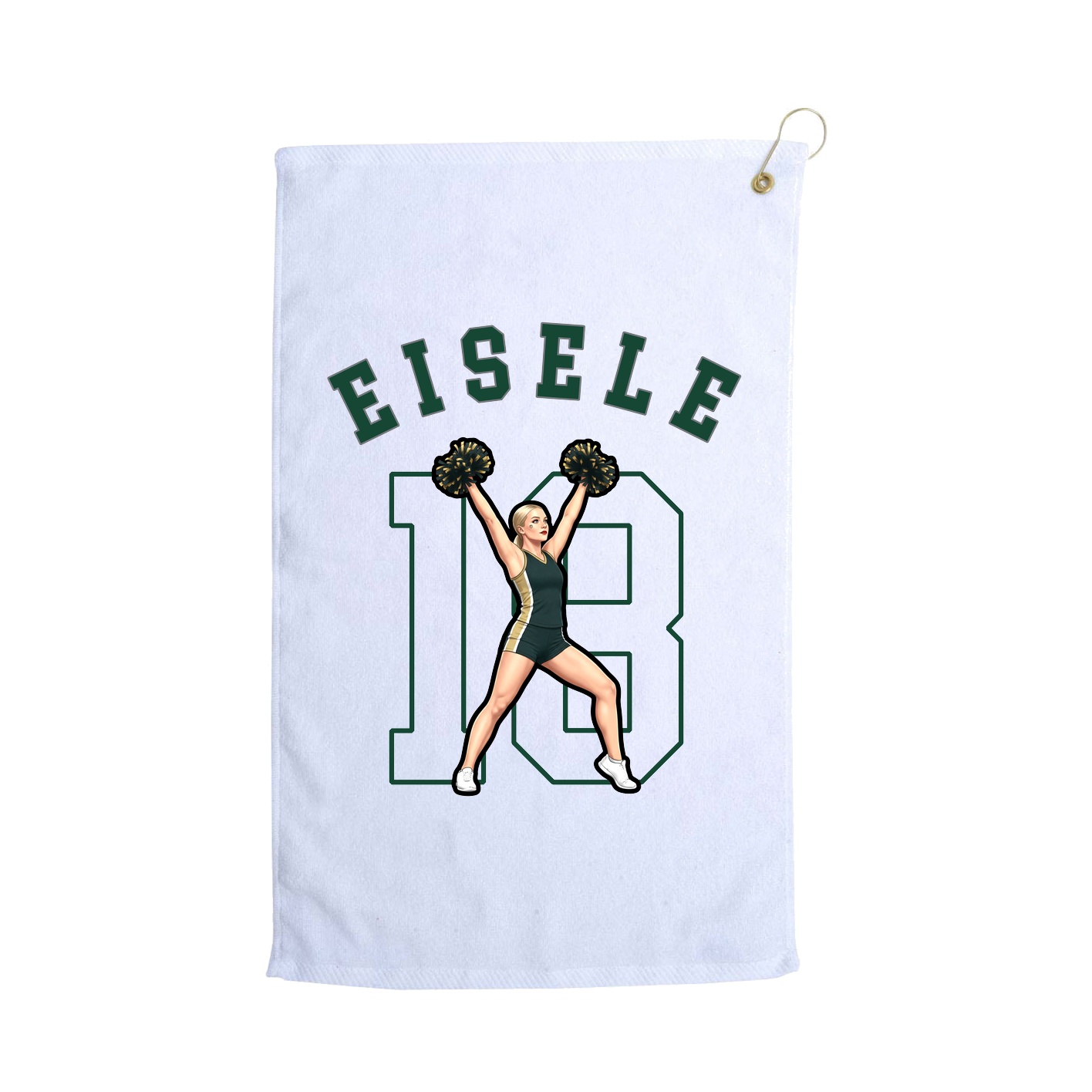 Golf Towel — Shirsey Arch in White