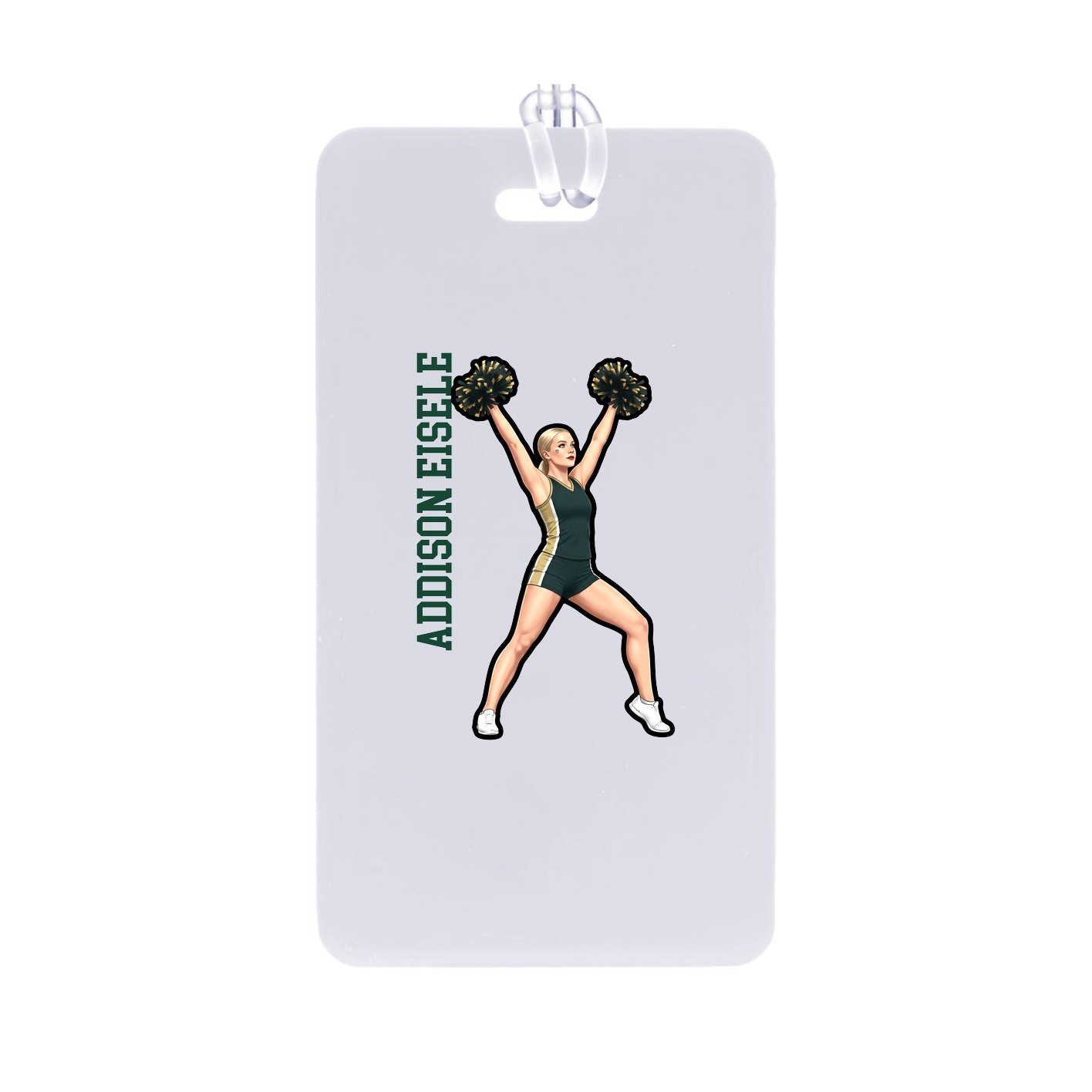 Bag Tag — Name Vertical in Classic