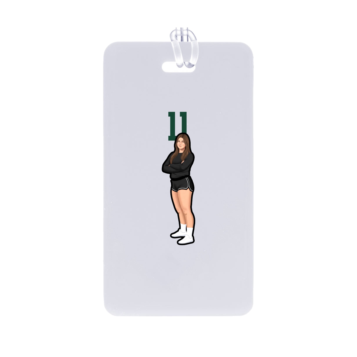 Bag Tag — Number Top in Classic