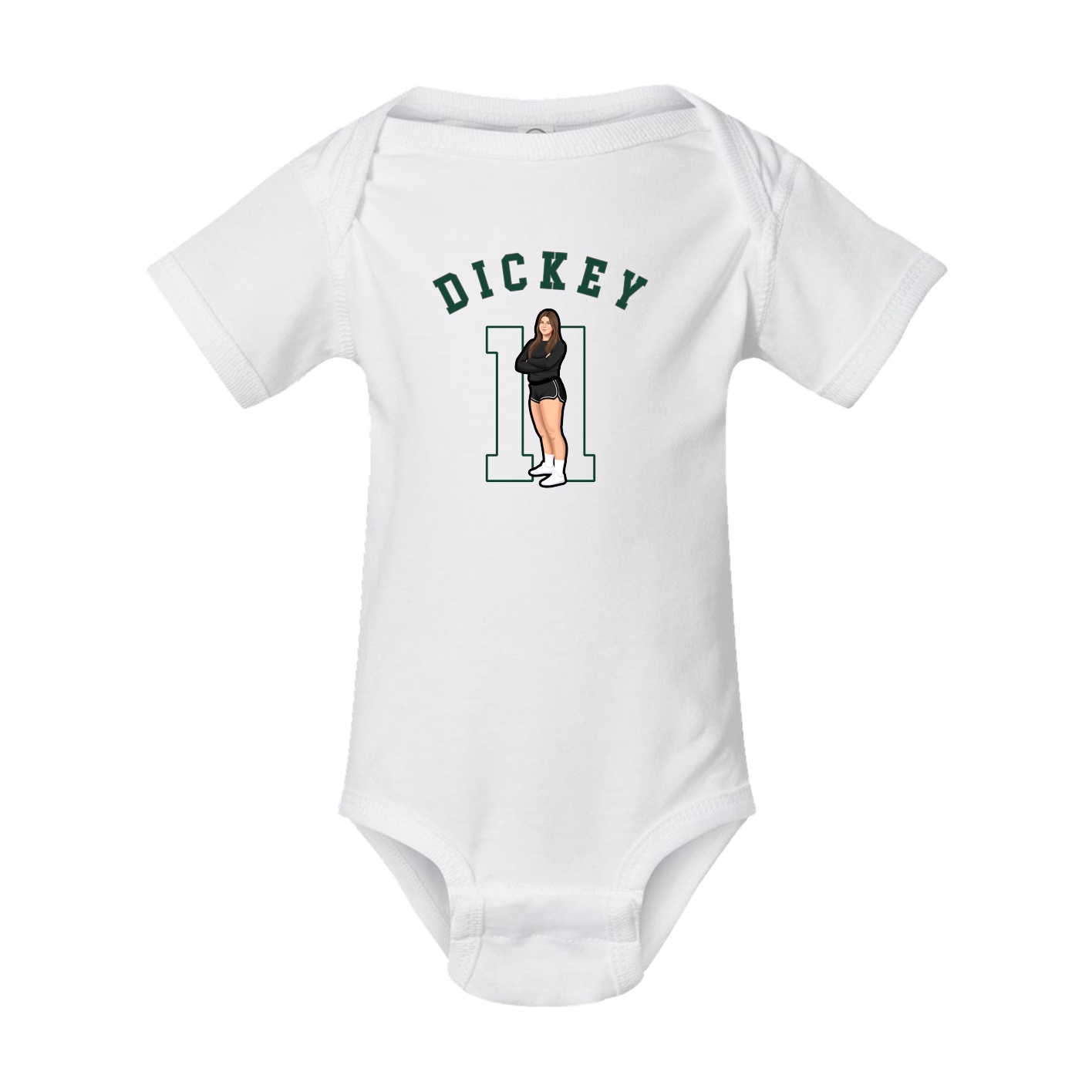 Baby Onesie — Shirsey Arch in White