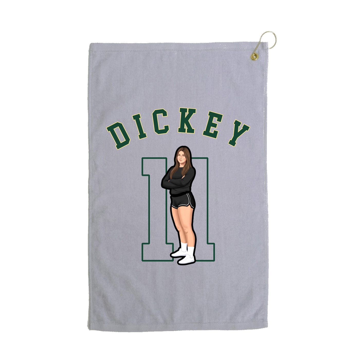 Golf Towel — Shirsey Arch in Grey
