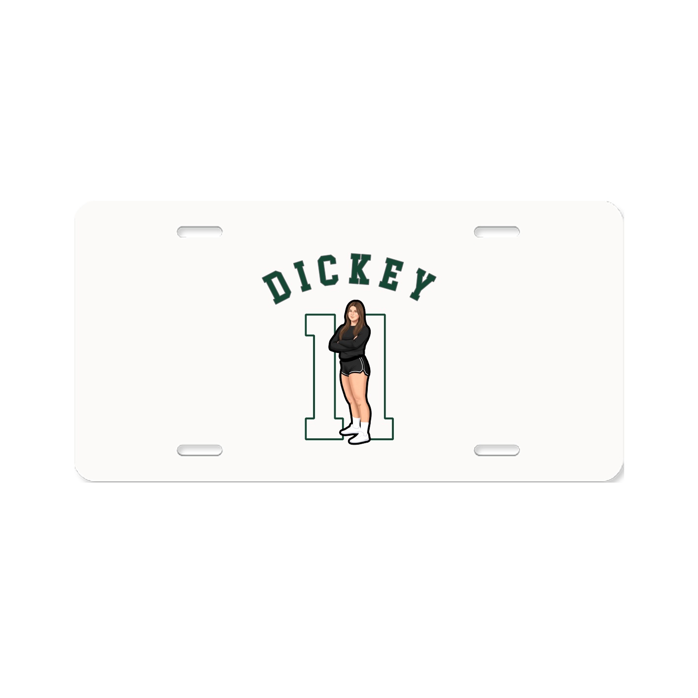 License Plate — Shirsey Arch in Classic
