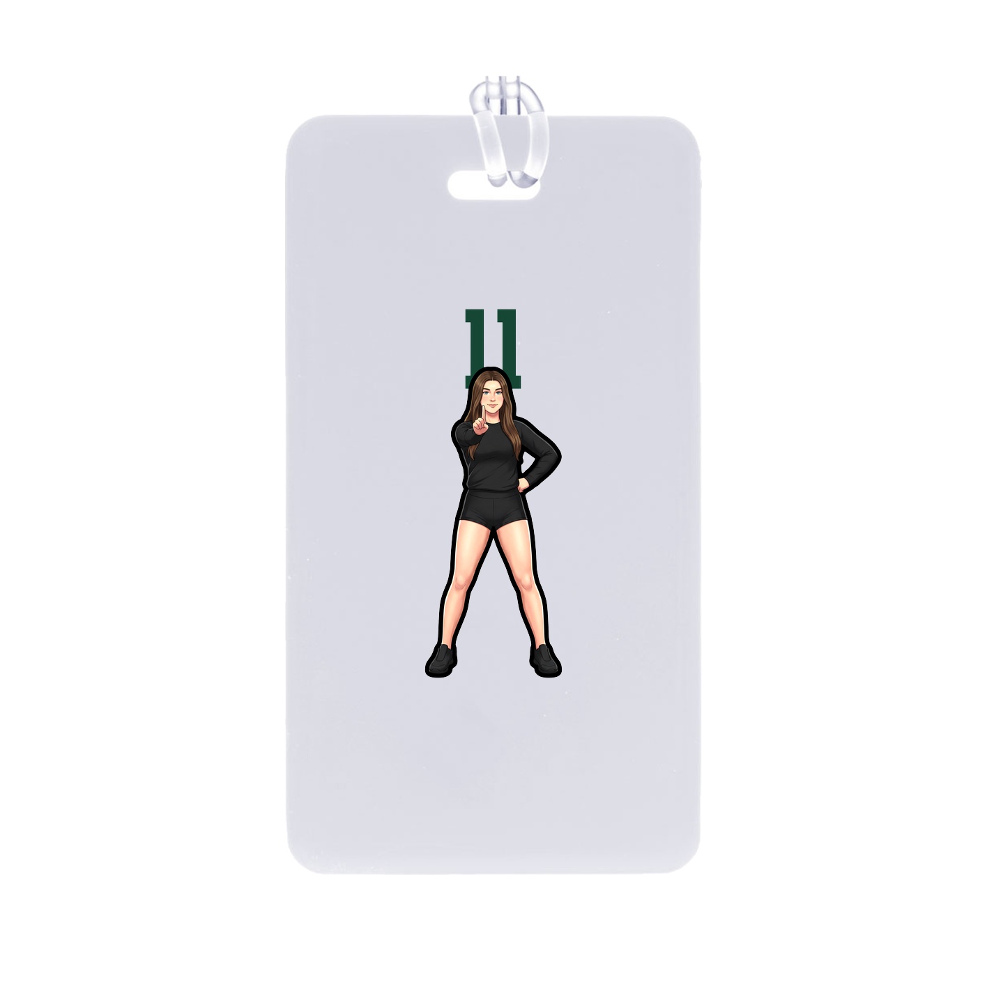Bag Tag — Number Top in Classic
