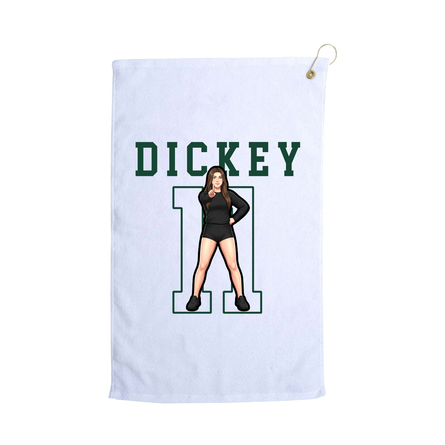 Golf Towel — Shirsey in White