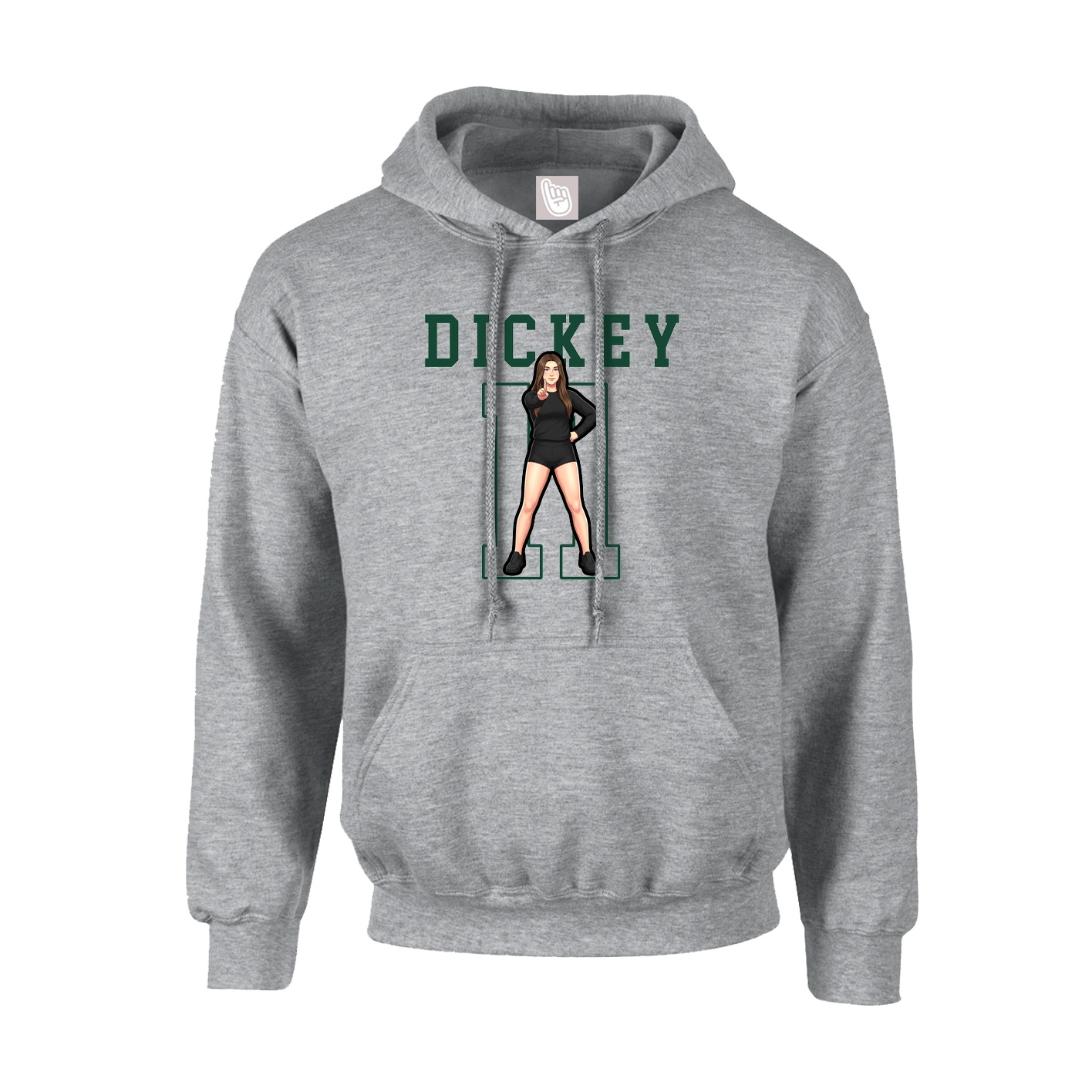 Hoodie — Shirsey in Grey