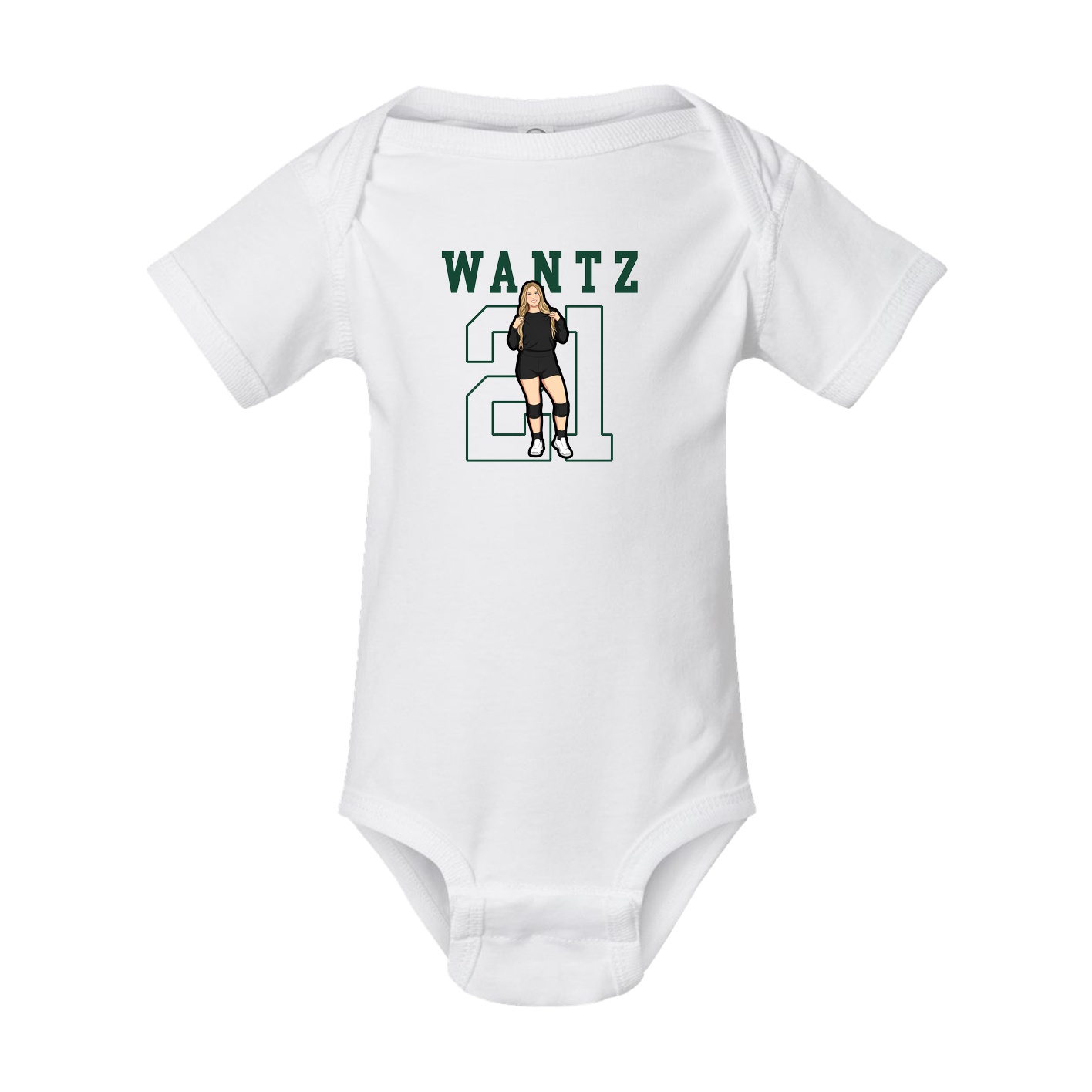 Baby Onesie — Shirsey in White