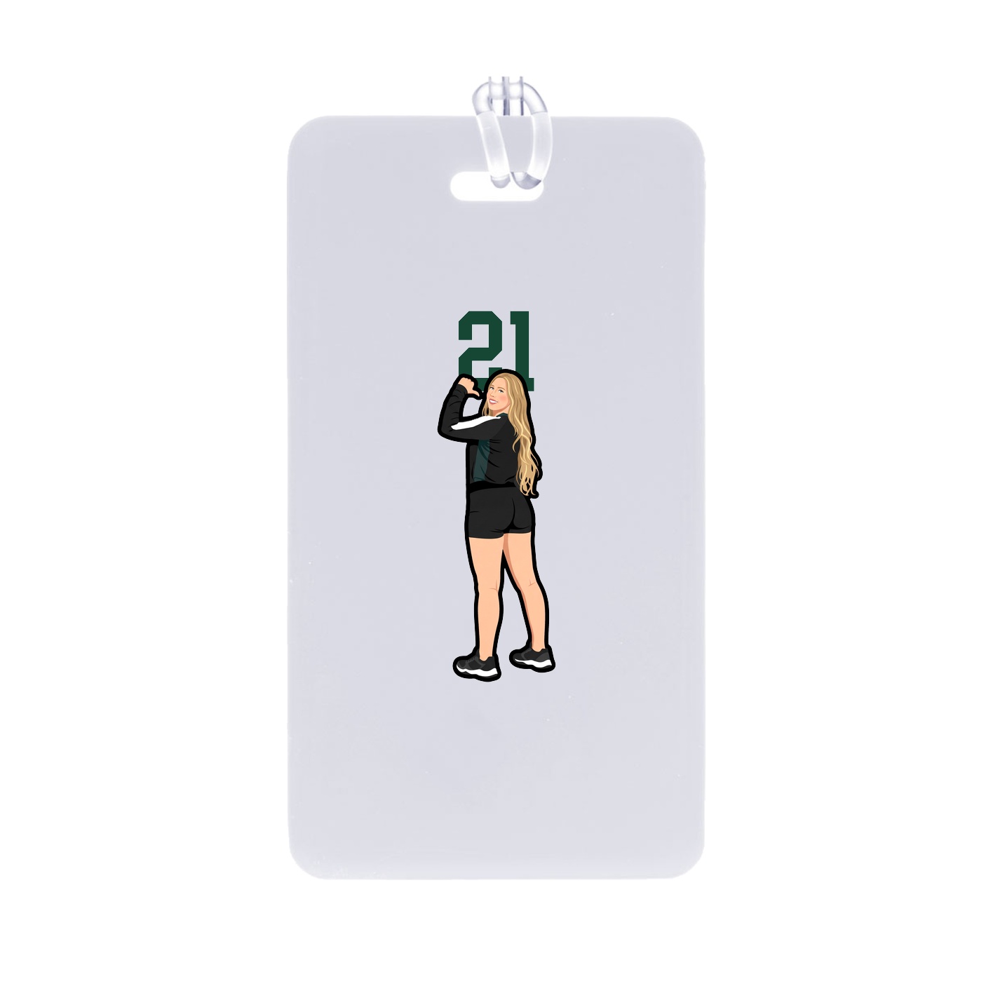 Bag Tag — Number Top in Classic