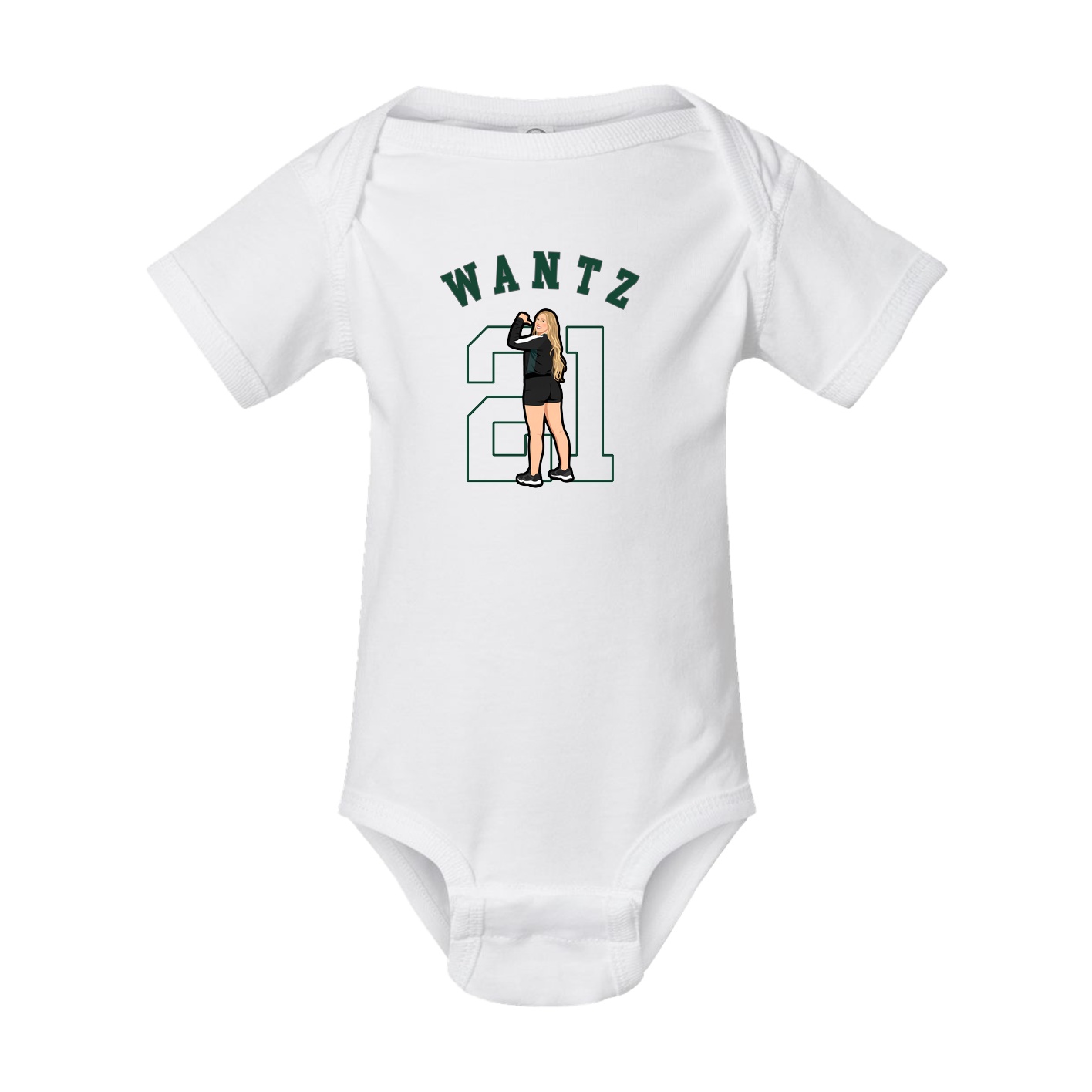 Baby Onesie — Shirsey Arch in White