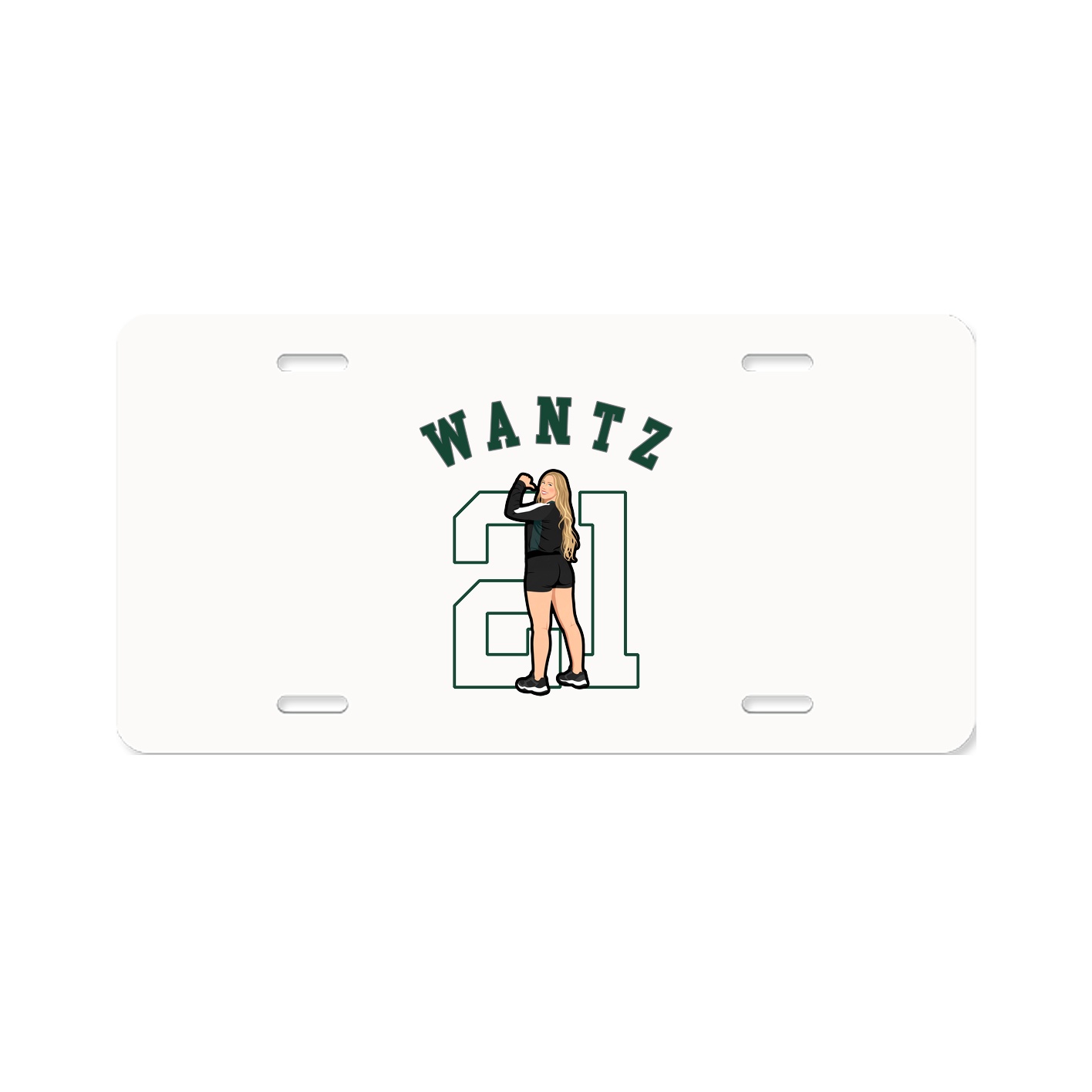 License Plate — Shirsey Arch in Classic