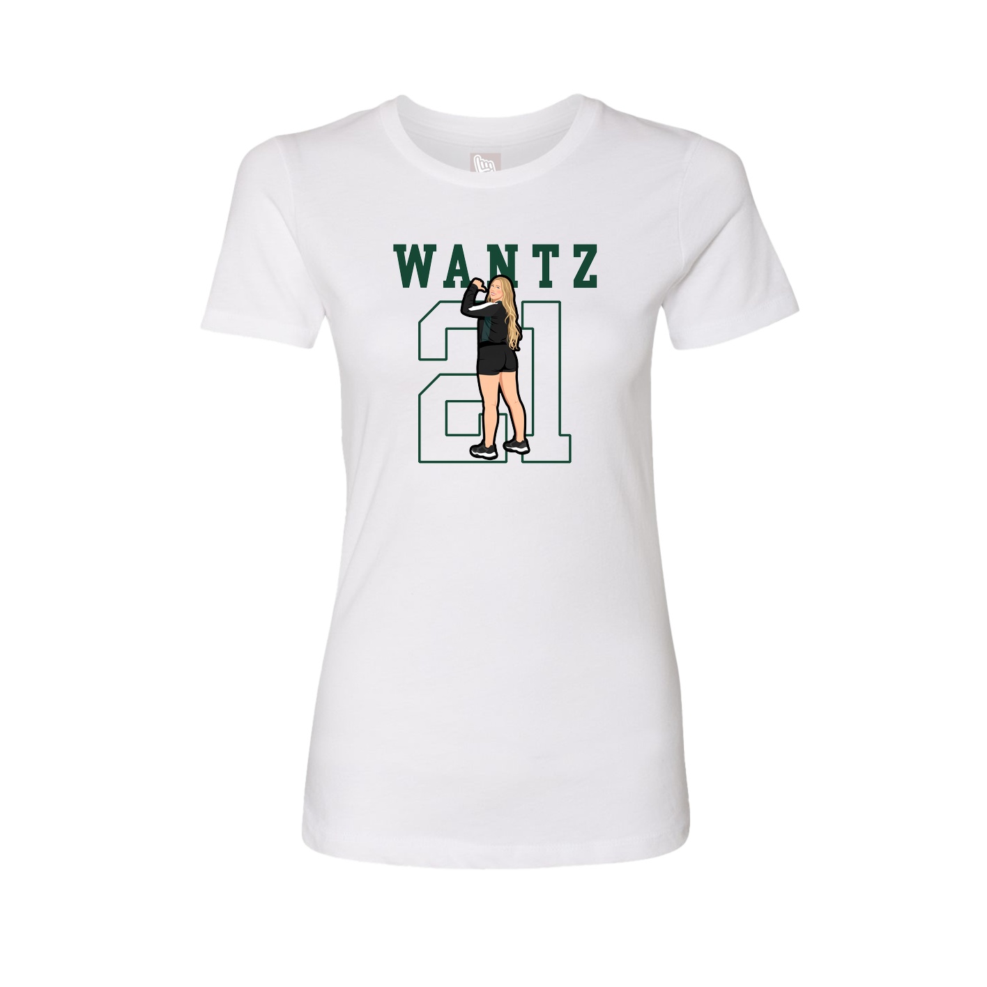 Fitted Women's Tee — Shirsey in White