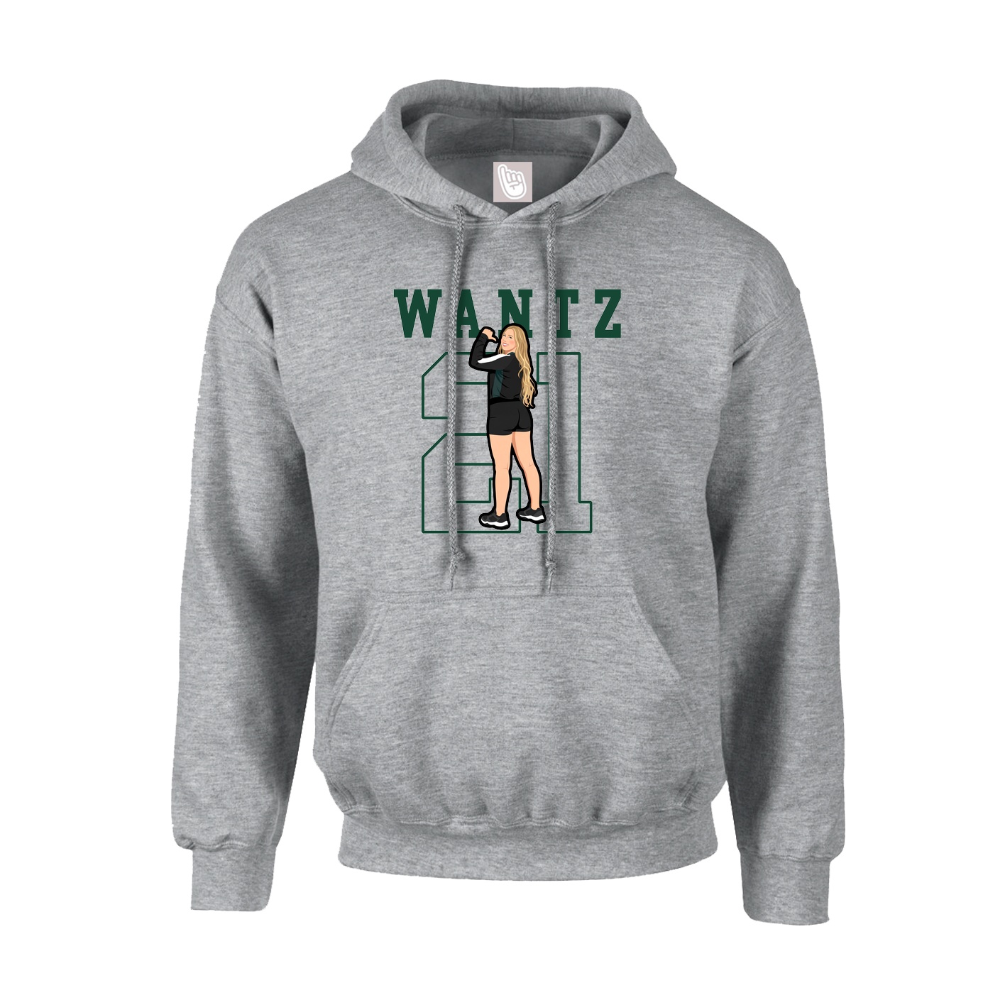 Youth Hoodie — Shirsey in Grey