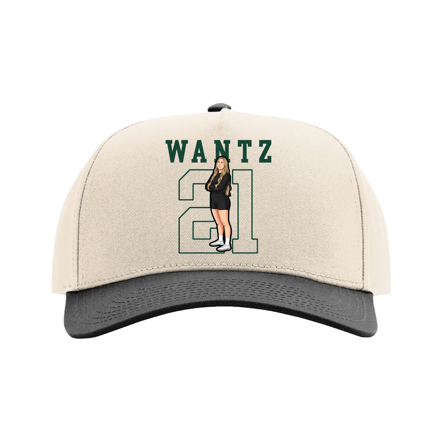 Full Fabric Five-Panel Champ Cap