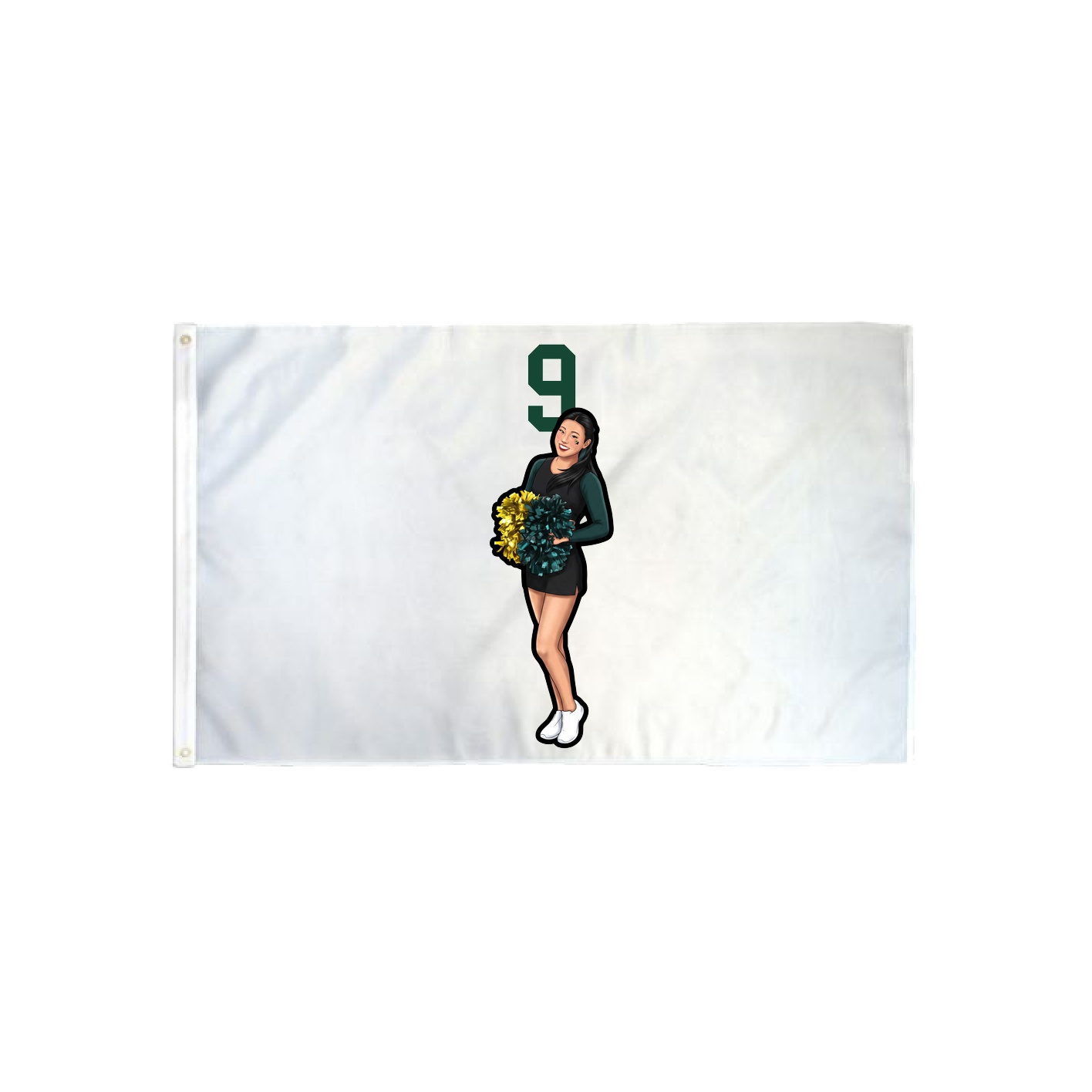 3x5 Flag — Number Top in Classic